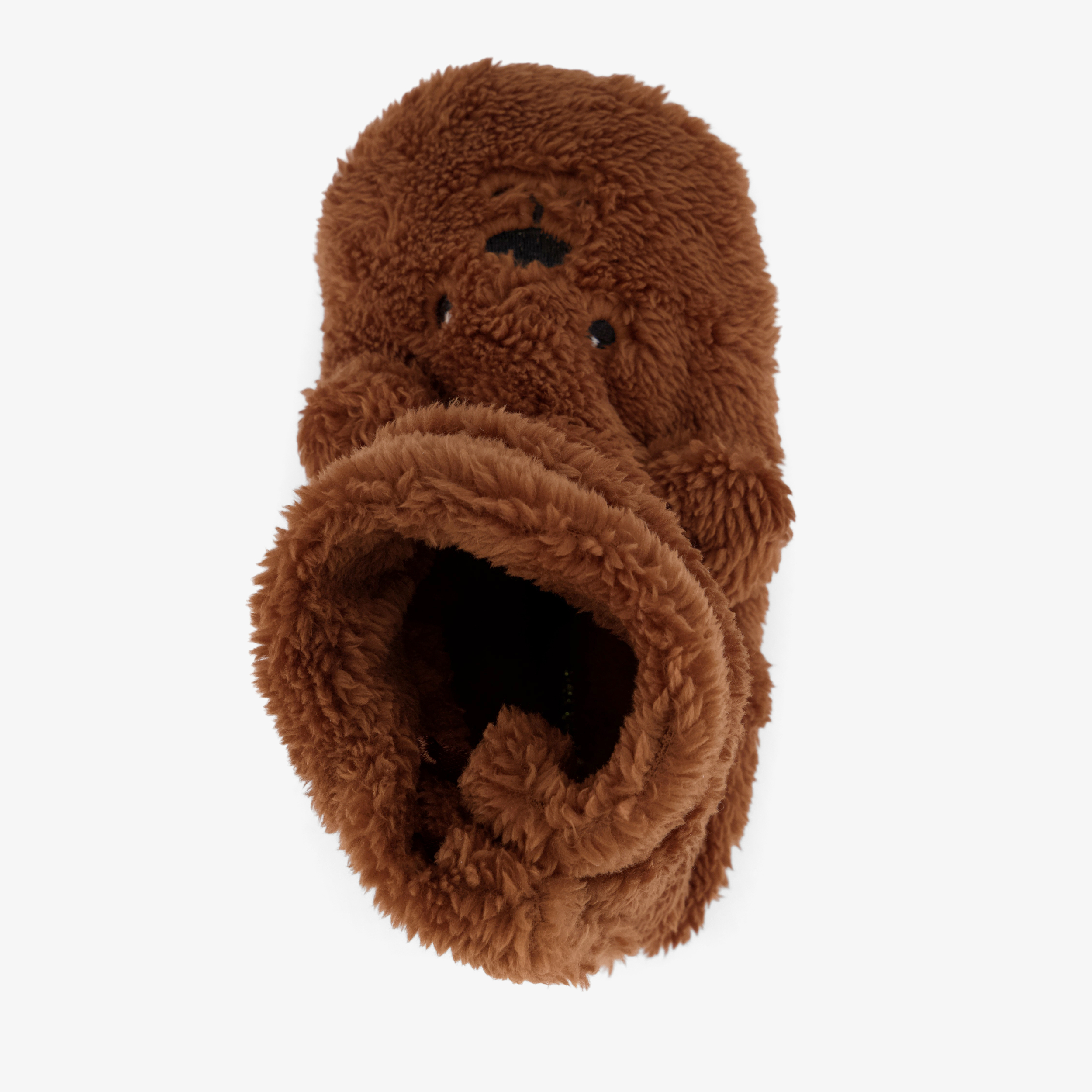Thu!s hoge kinder pantoffels met antislipzool beertje meisjes – foto 4