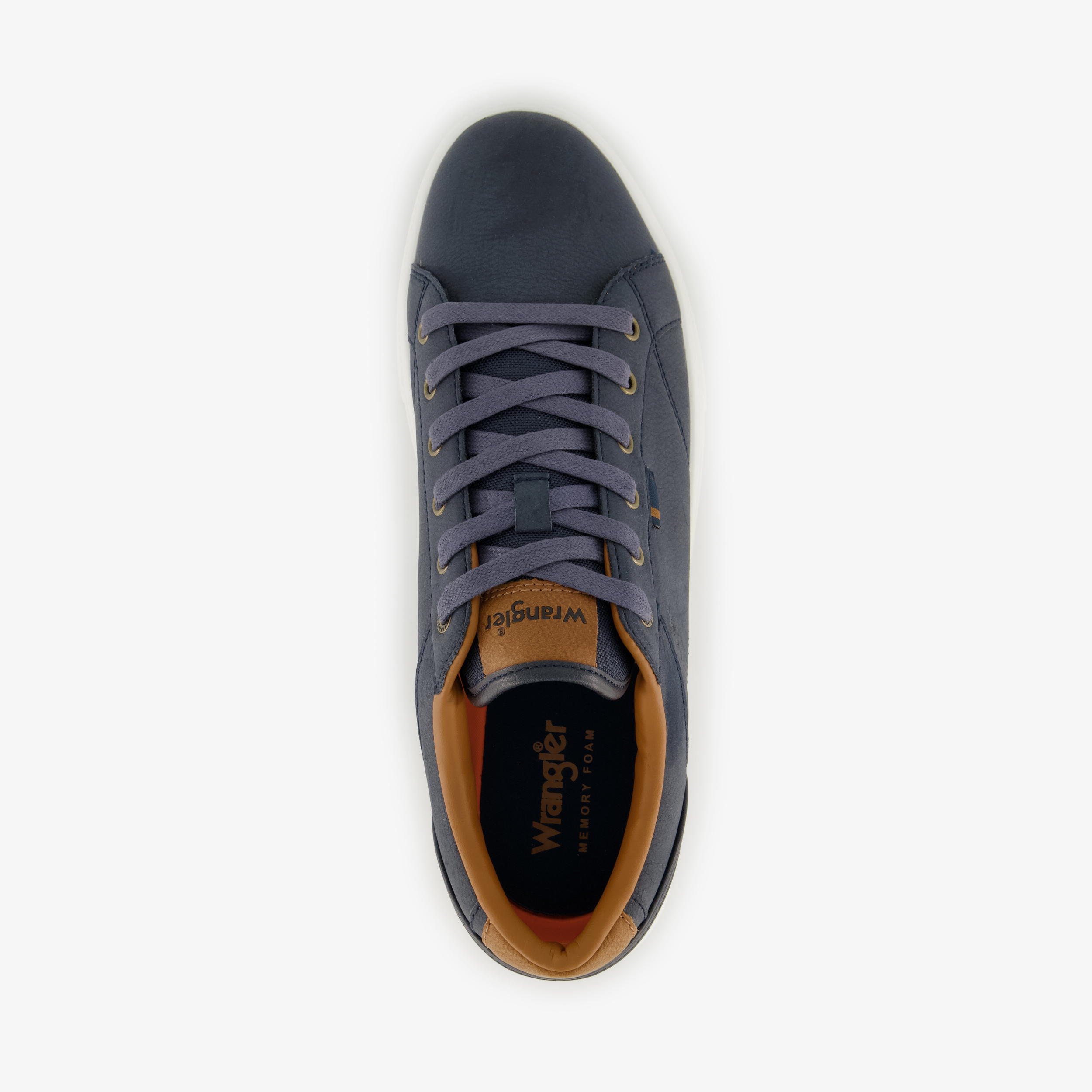 Wrangler heren sneakers donkerblauw – foto 4