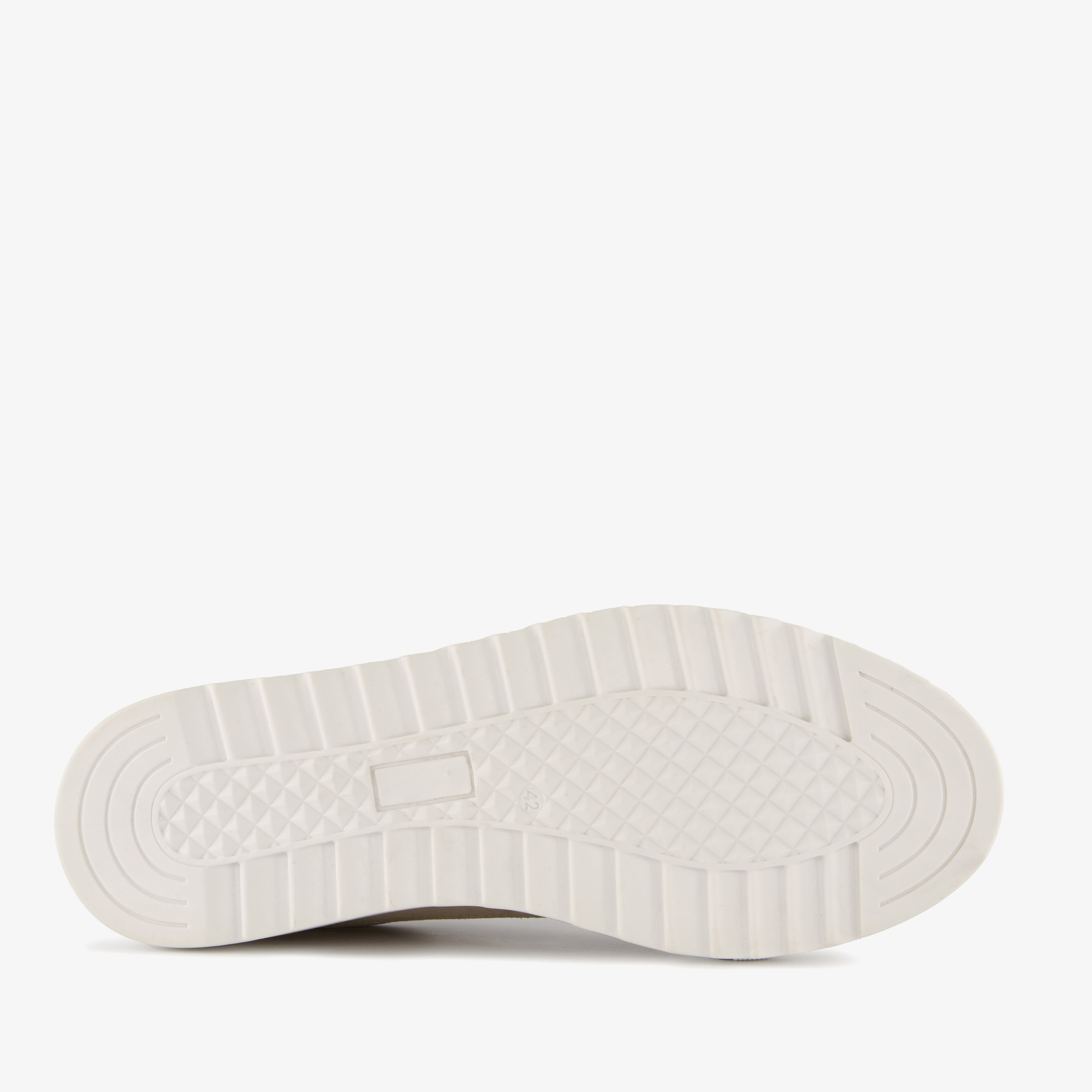 Van Beers leren heren sneakers beige – foto 3