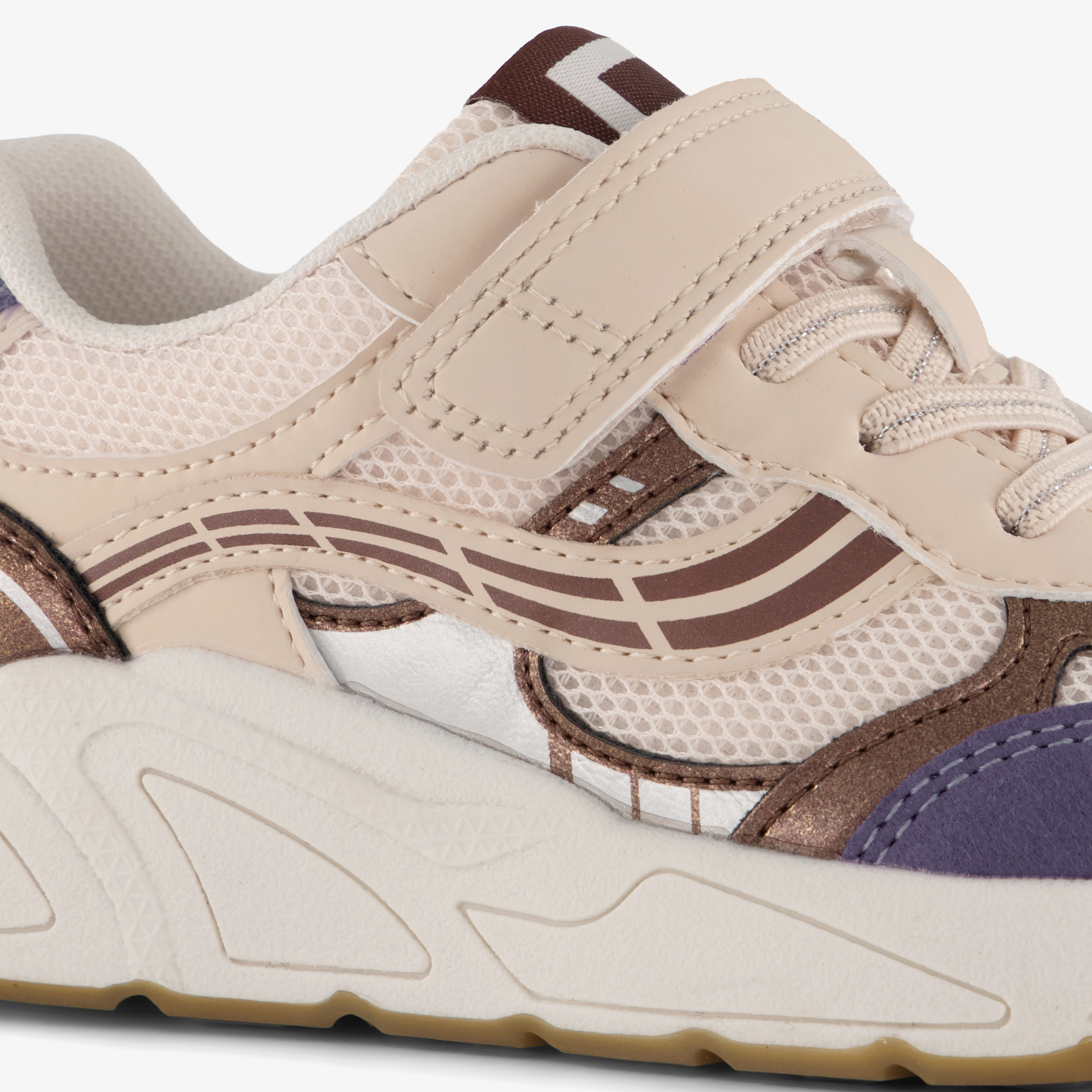 Blue Box meisjes sneakers beige paars – foto 5