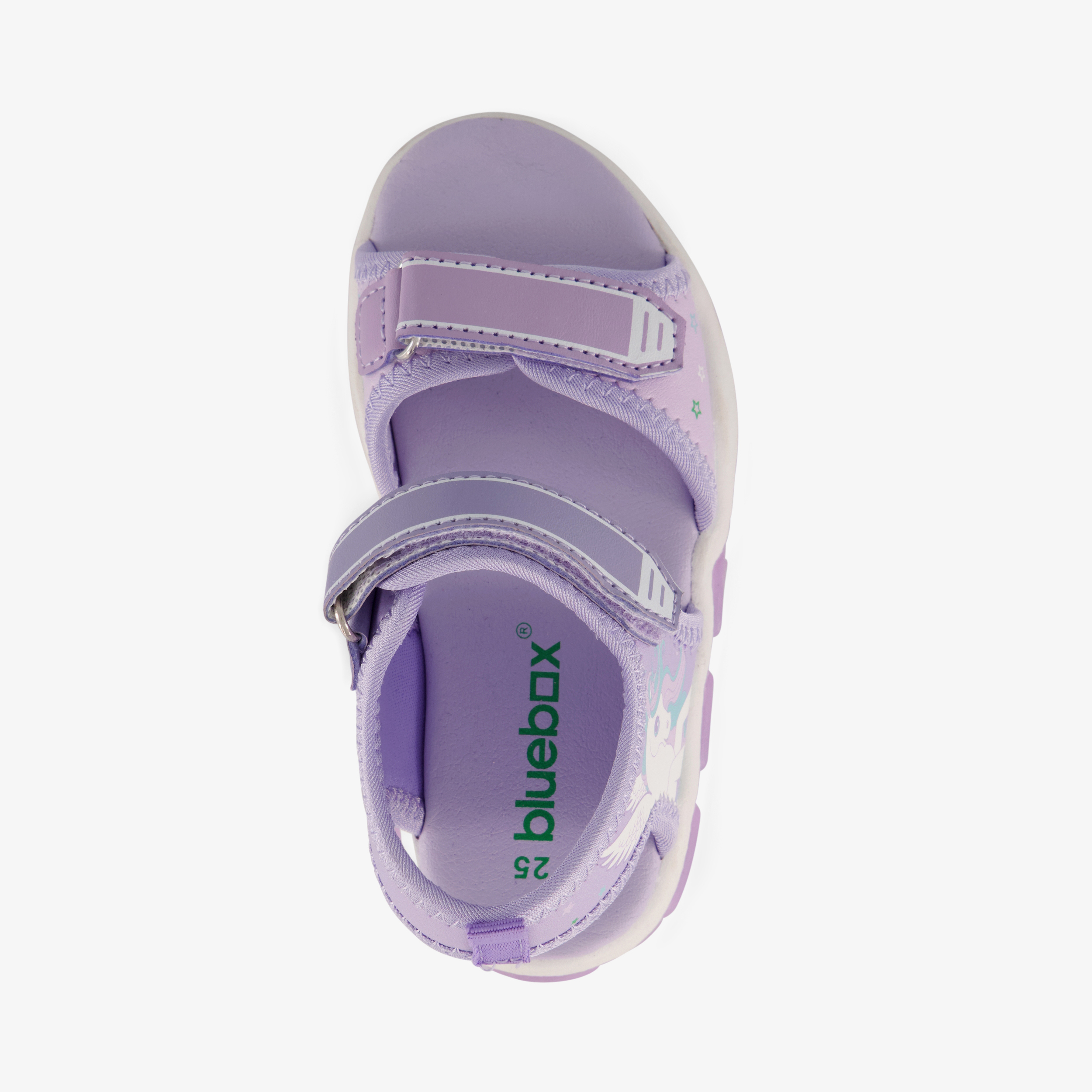 Blue Box unicorn sandalen met lichtjes lila meisjes – foto 4