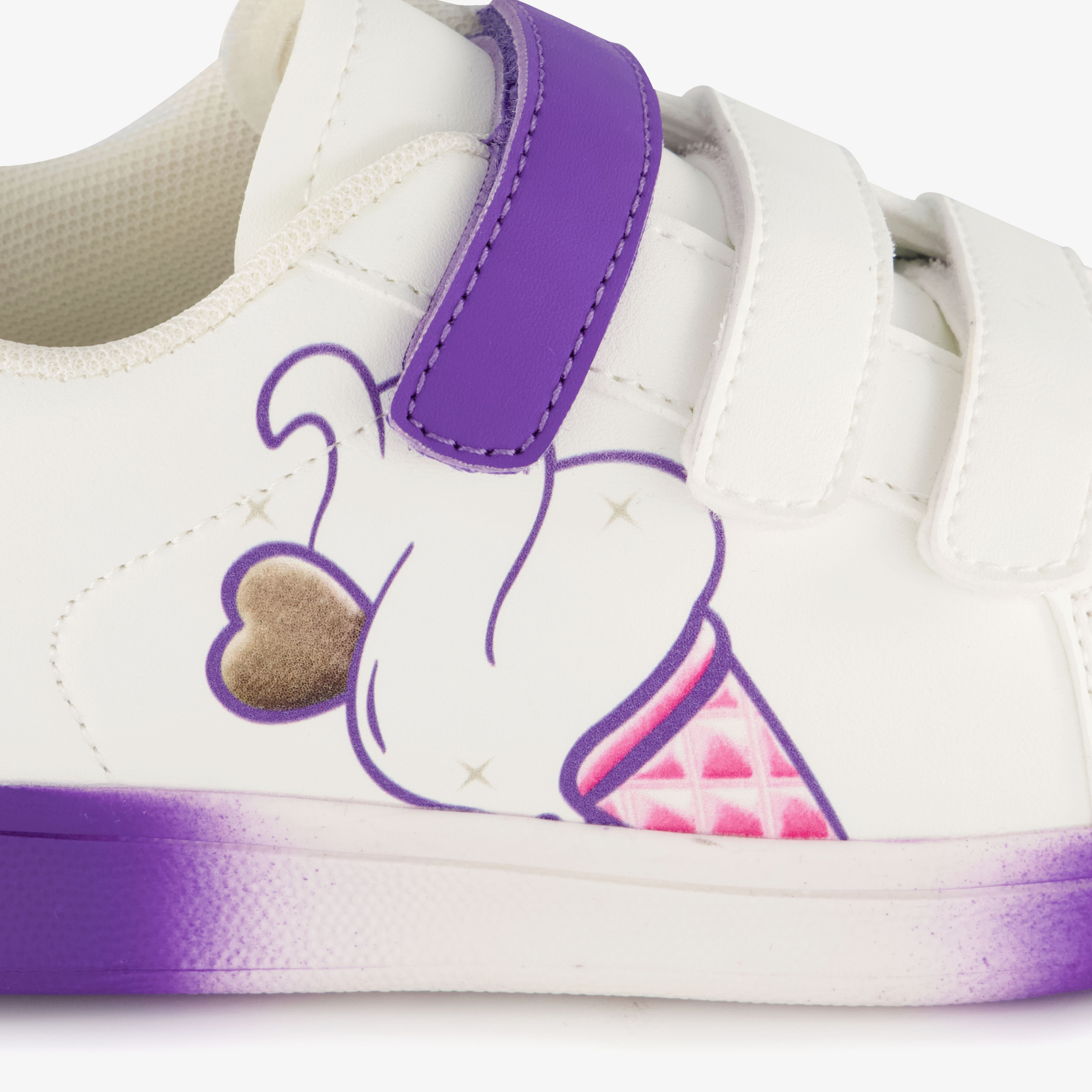 Blue Box meisjes sneakers met softijs paars wit – foto 5