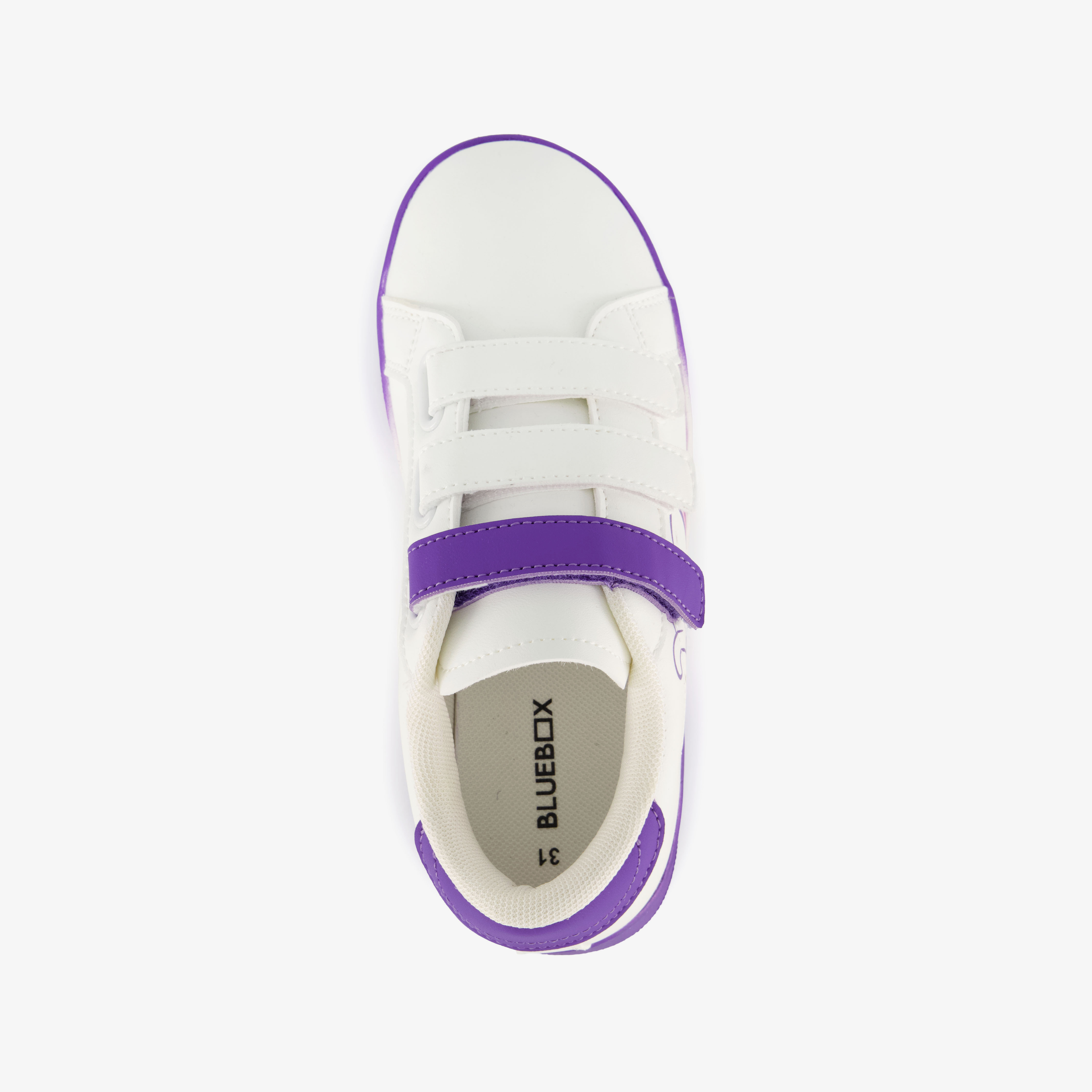 Blue Box meisjes sneakers met softijs paars wit – foto 4
