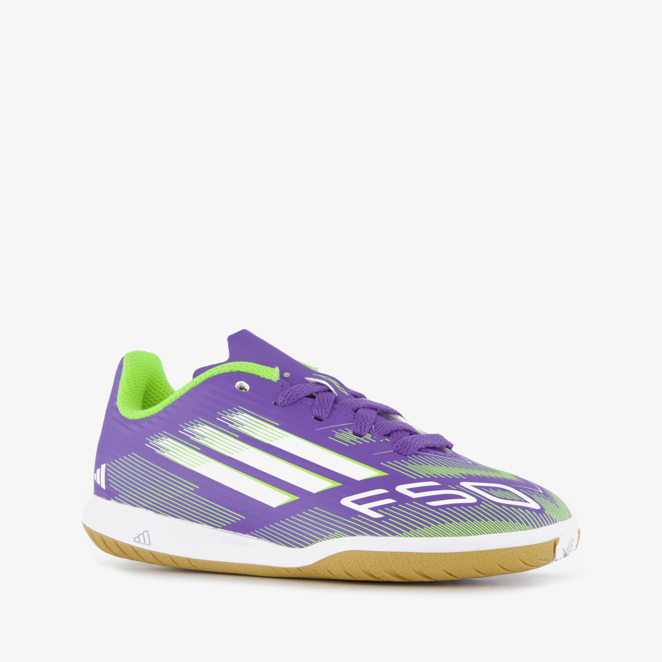 Adidas F50 Club IC kinder zaalschoenen pars groen