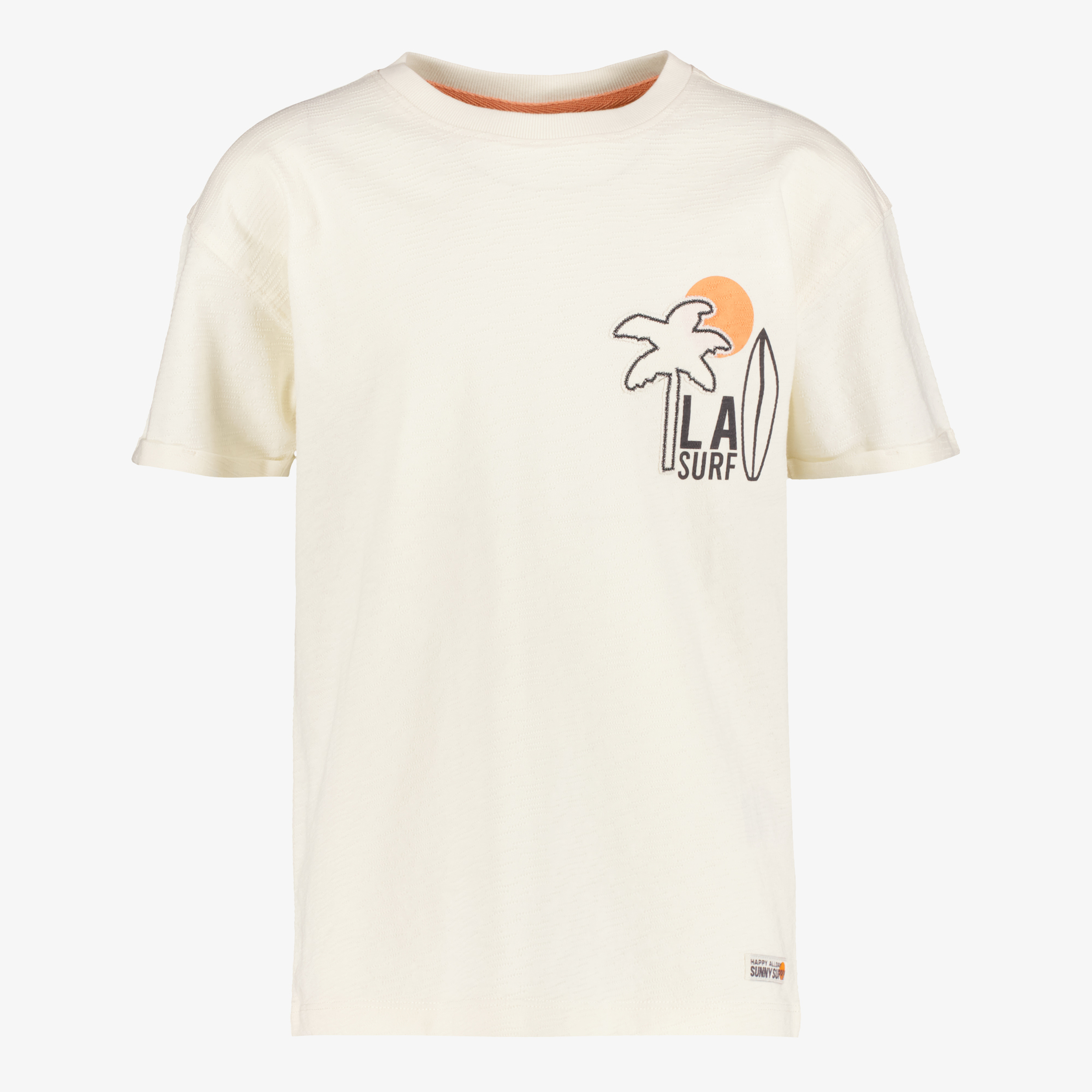 Unsigned jongens T-shirt met opdruk wit t-shirts & tops