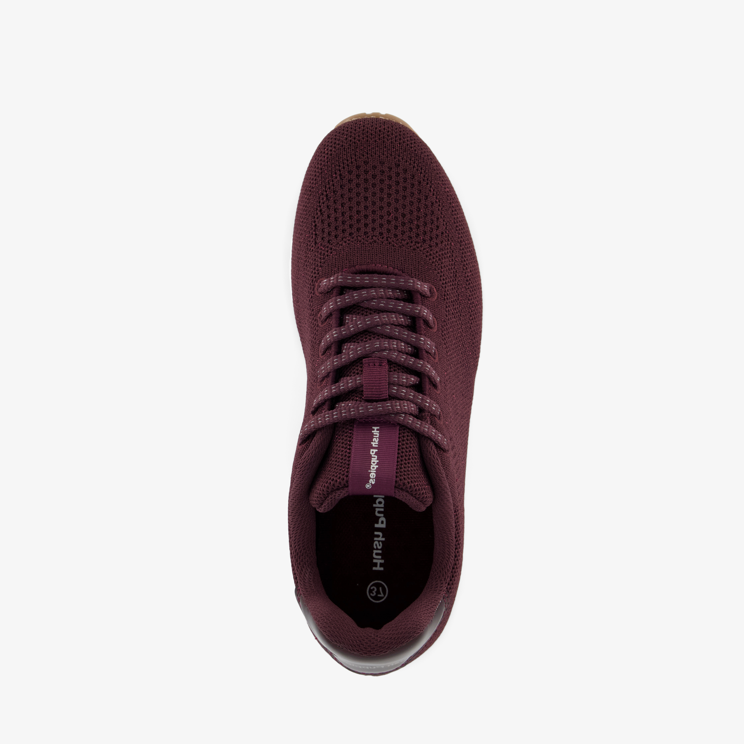 Hush puppies sneakers dames brodeauxrood – foto 4
