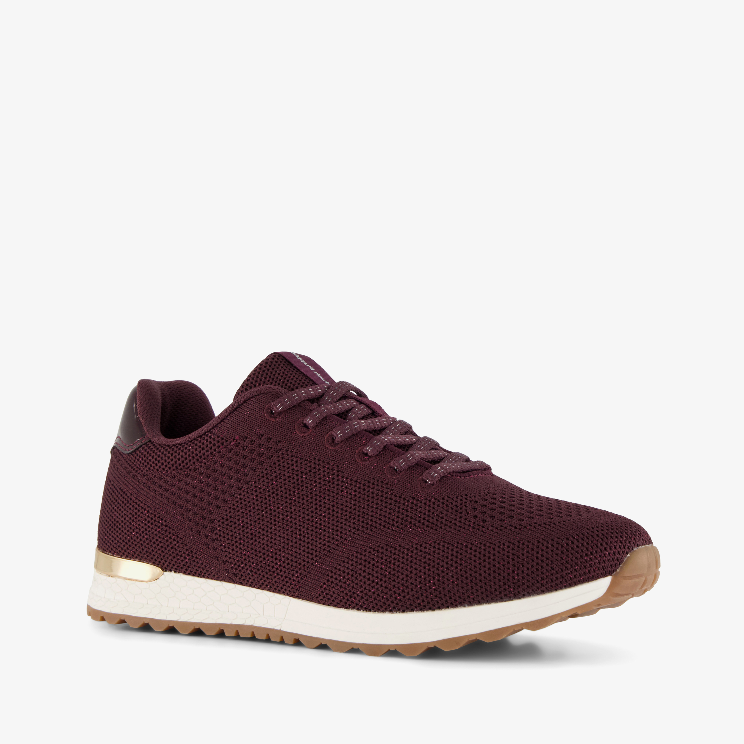 Hush puppies sneakers dames brodeauxrood