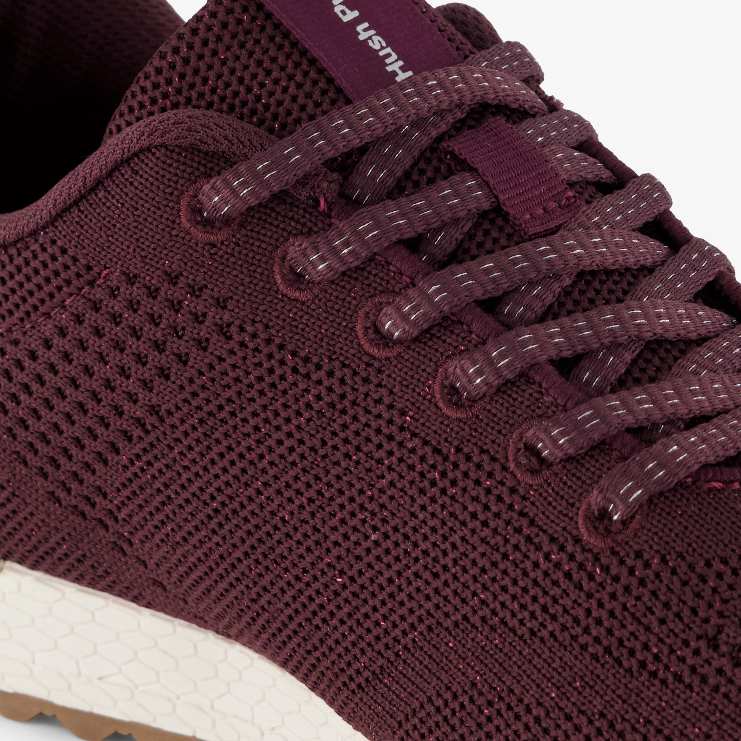 Hush puppies sneakers dames brodeauxrood – foto 5