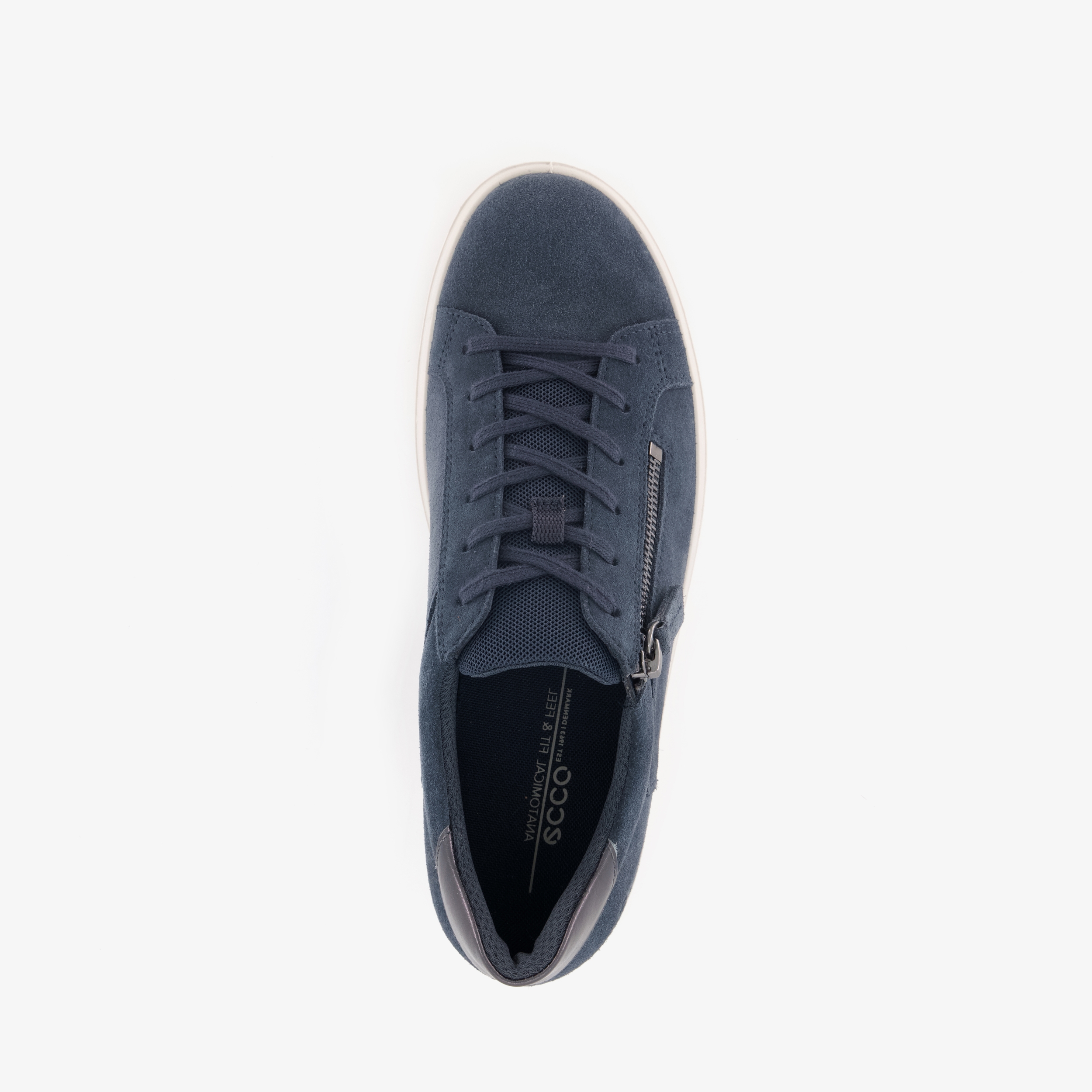 ECCO Classic leren dames sneakers blauw – foto 4