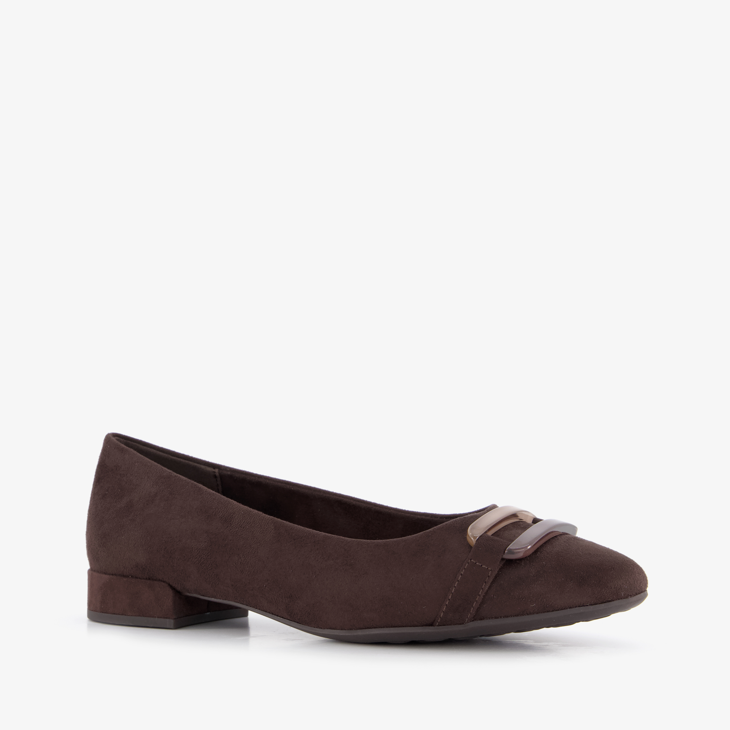 Jana dames ballerina bruin instappers