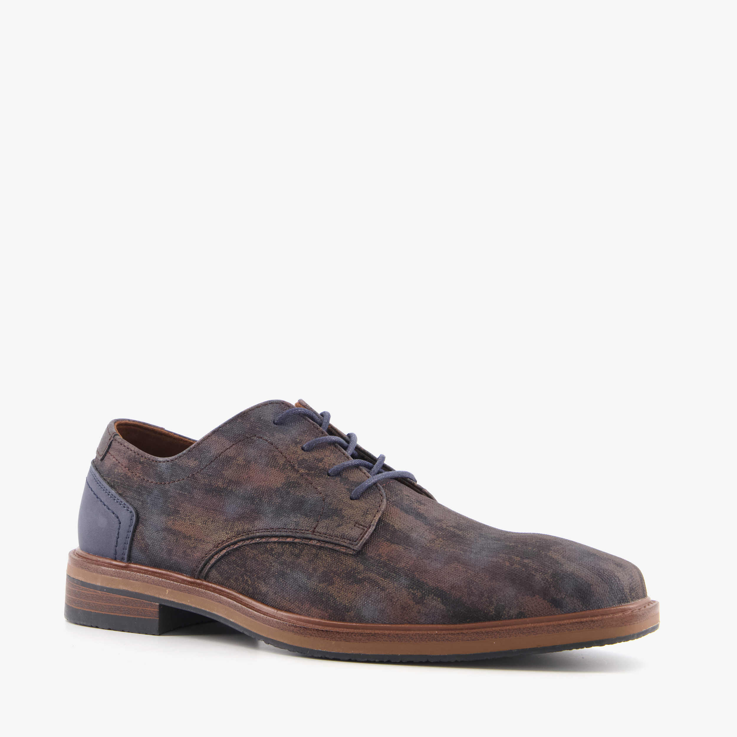 Emilio Salvatini heren veterschoenen blauw nette schoenen
