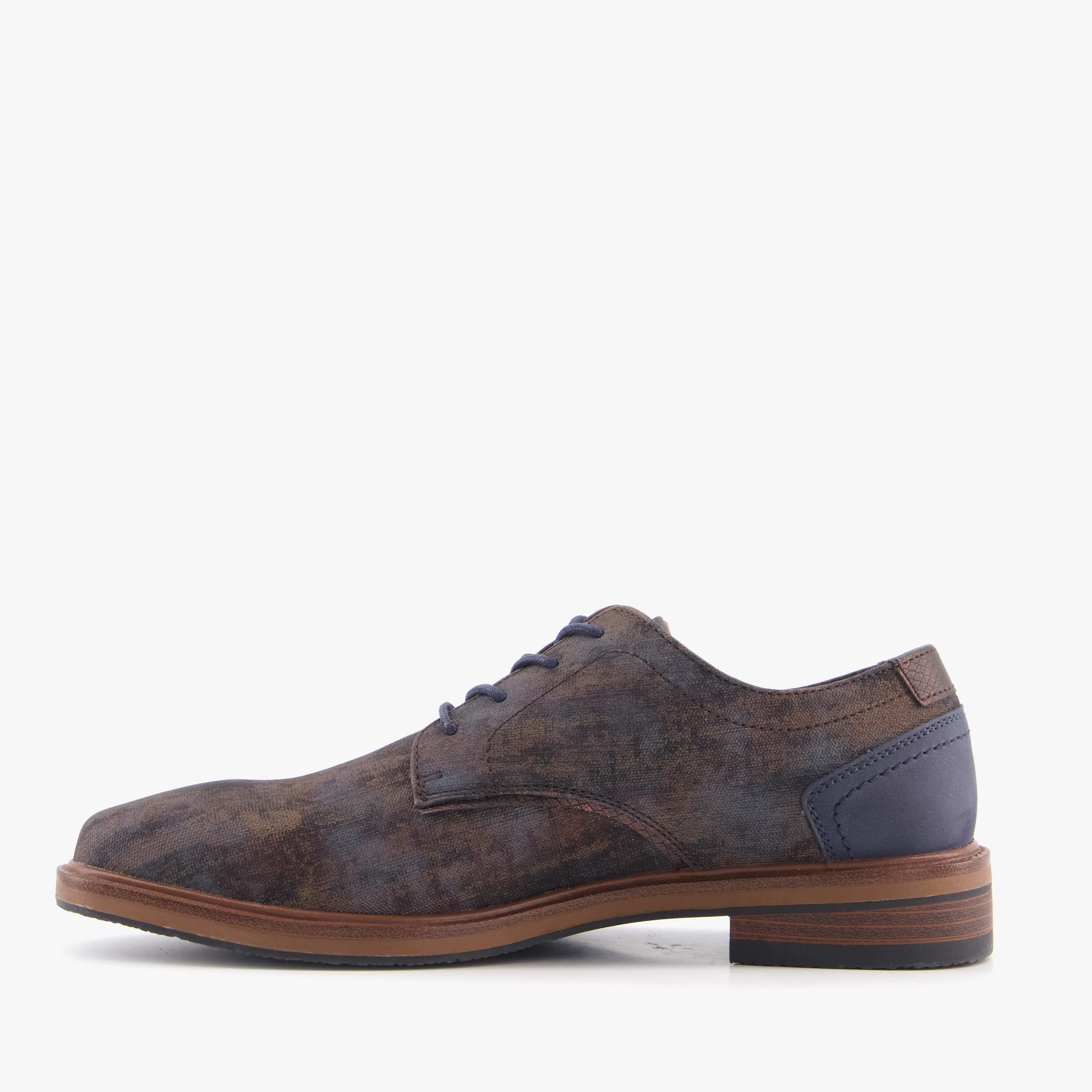 Emilio Salvatini heren veterschoenen blauw nette schoenen – foto 2