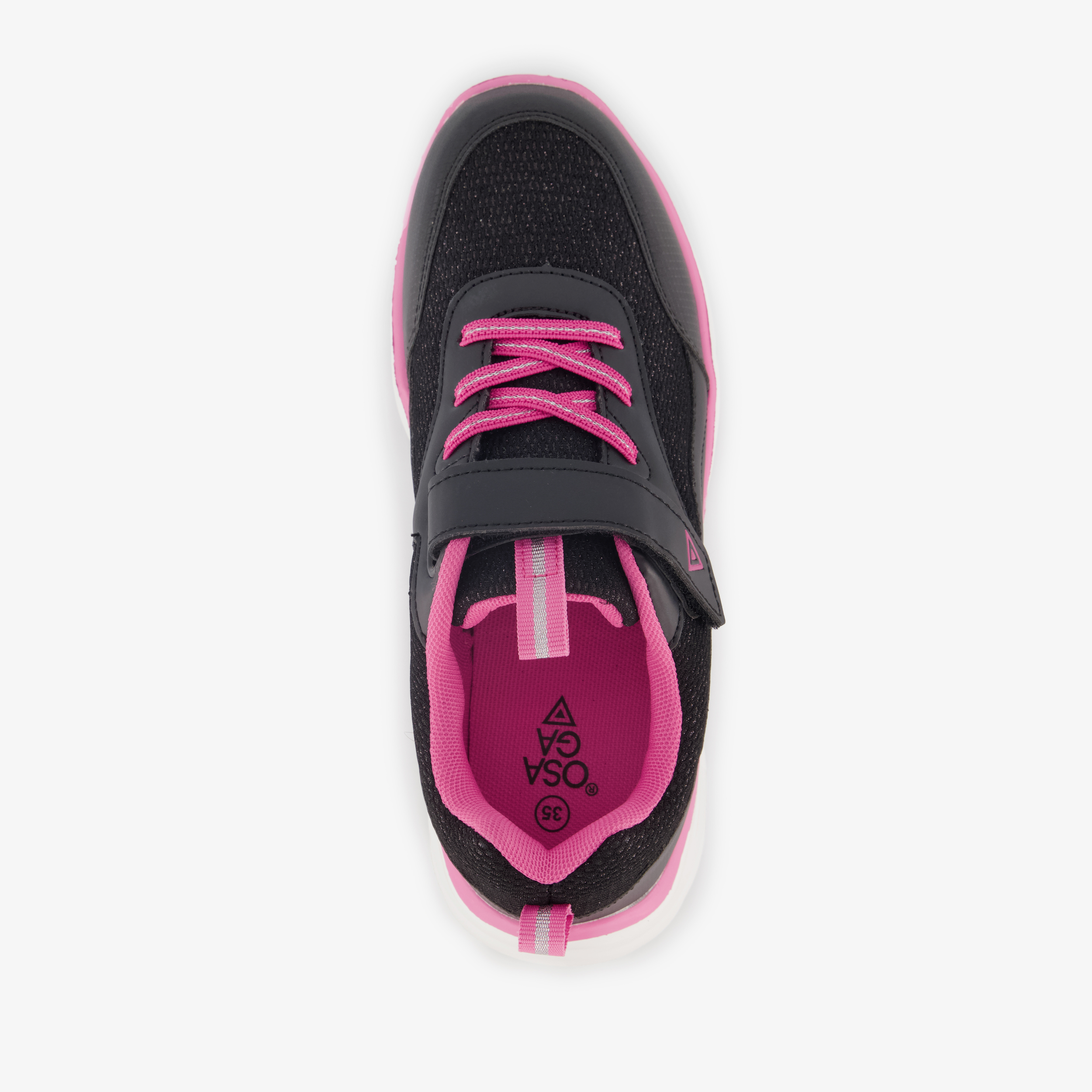 Osaga meisjes sportschoenen zwart roze sneakers – foto 4