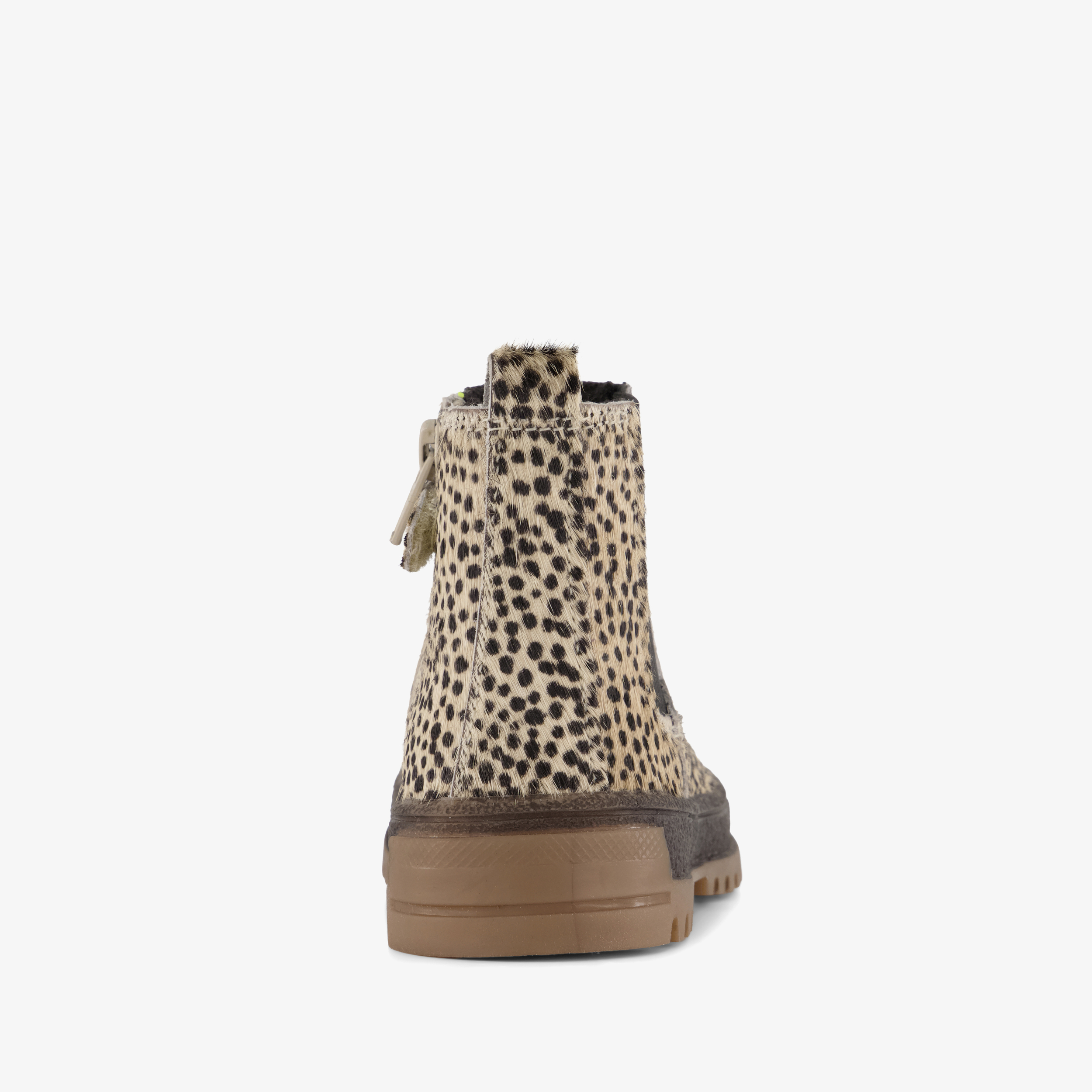 Groot suède meisjes Chelsea boots met panterprint – foto 2