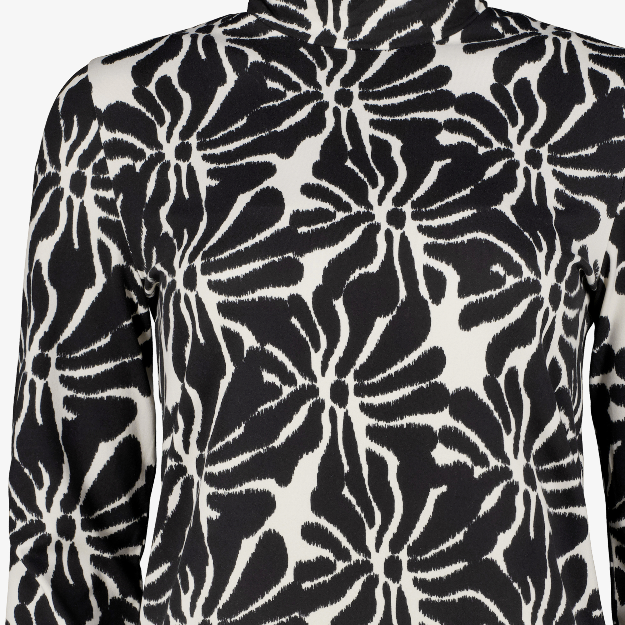 TwoDay dames coltrui met bloemenprint zwart wit truien & vesten – foto 2