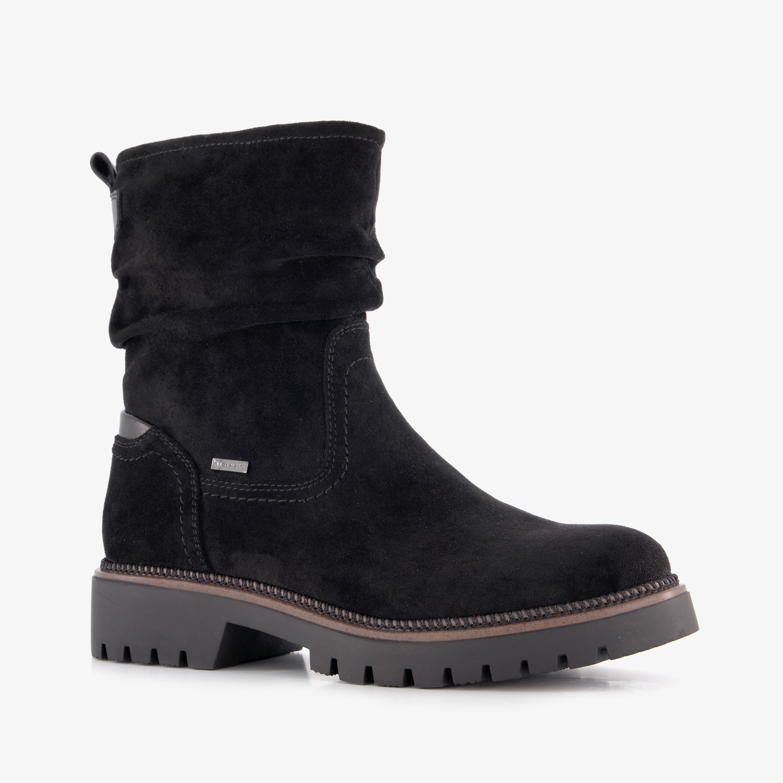 XX By Mexx gevoerde dames boots zwart enkellaarzen