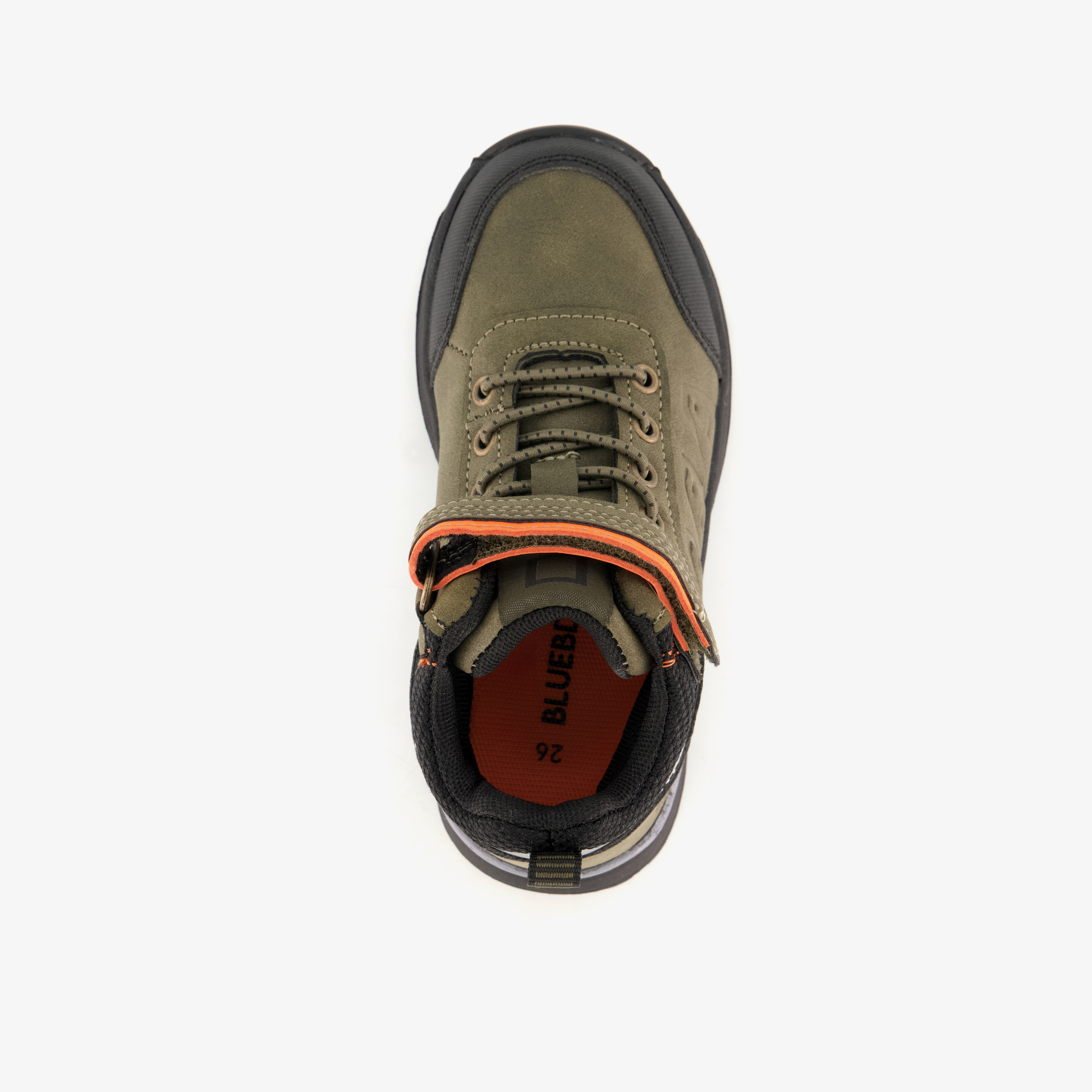 Blue Box hoge sneakers jongens zwart/groen – foto 4