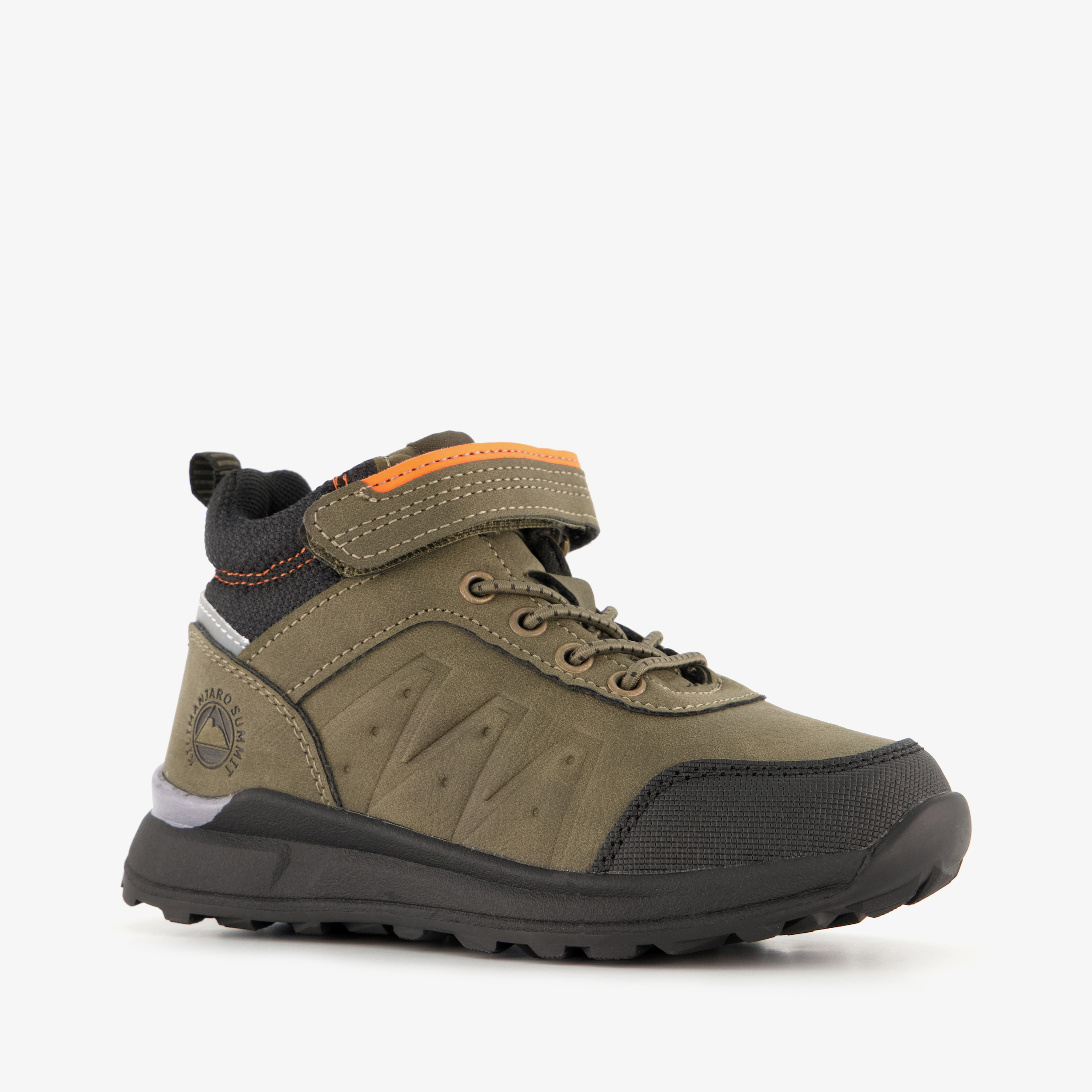 Blue Box hoge sneakers jongens zwart/groen