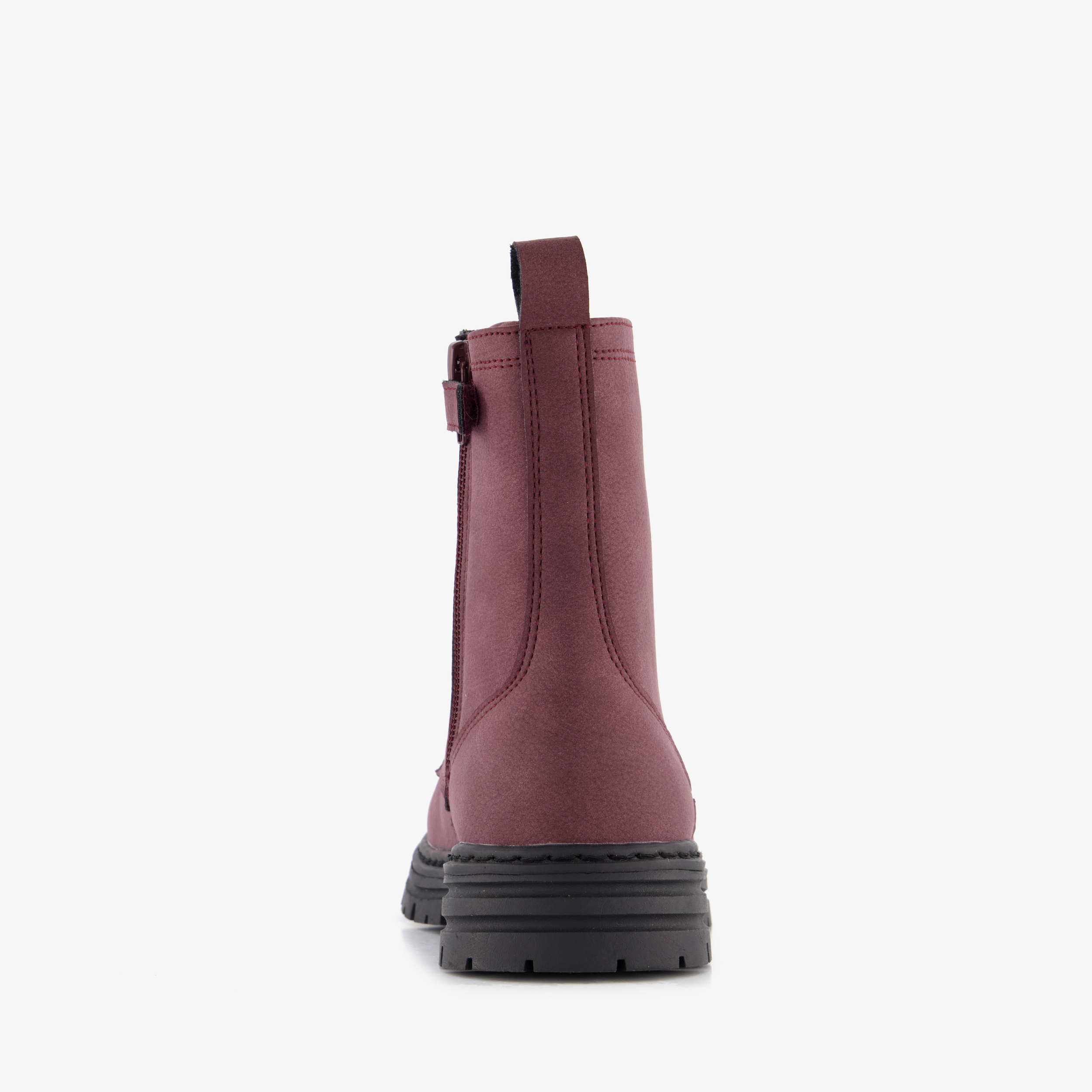 Blue Box meisjes veterboots bordeauxrood – foto 2