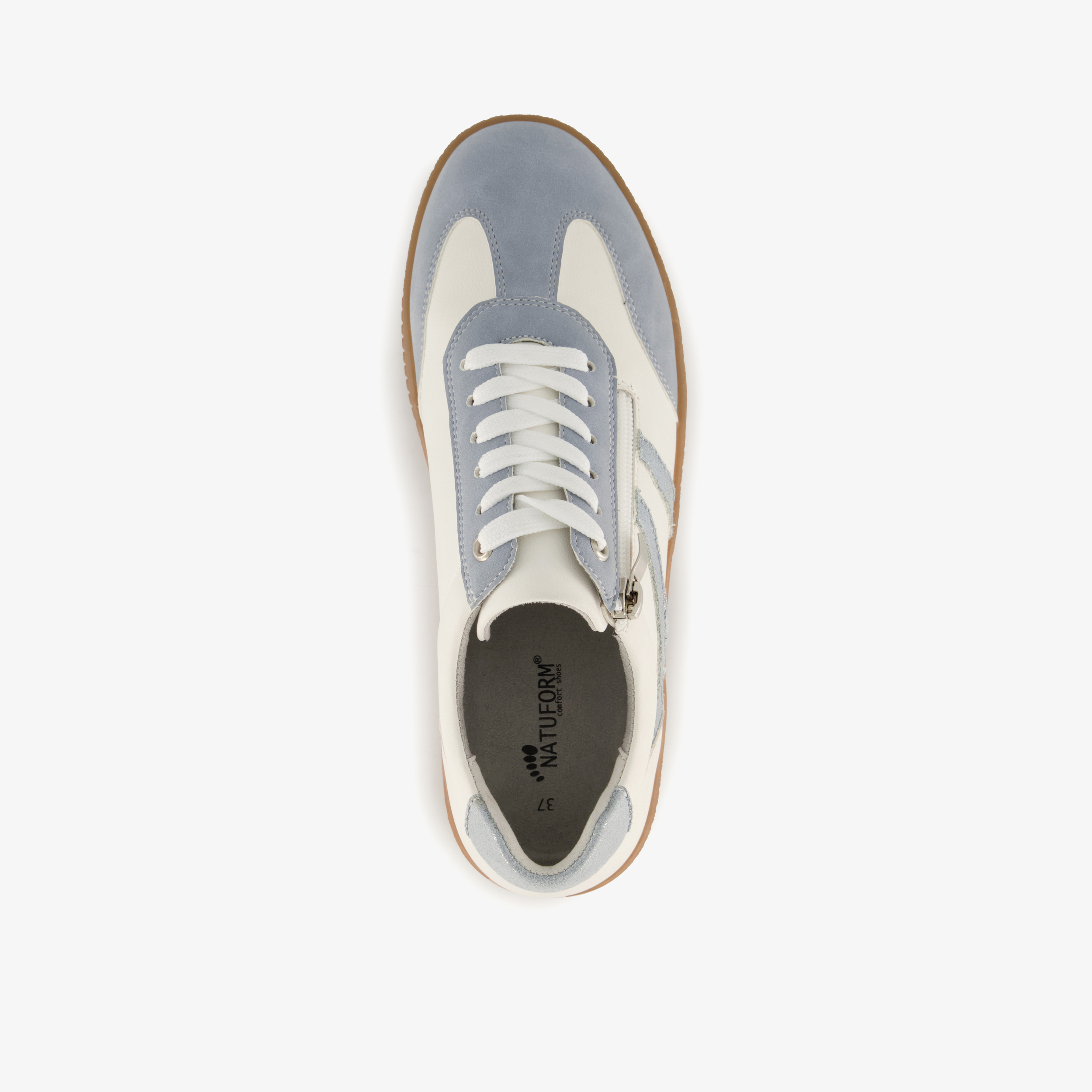Natuform dames sneakers blauw wit – foto 4