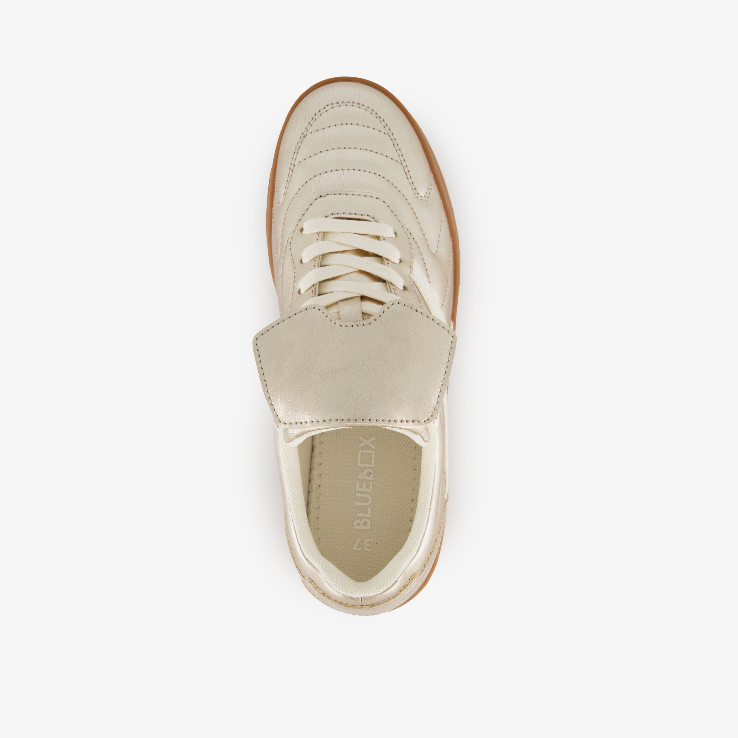 Blue Box dames sneakers goud wit – foto 4