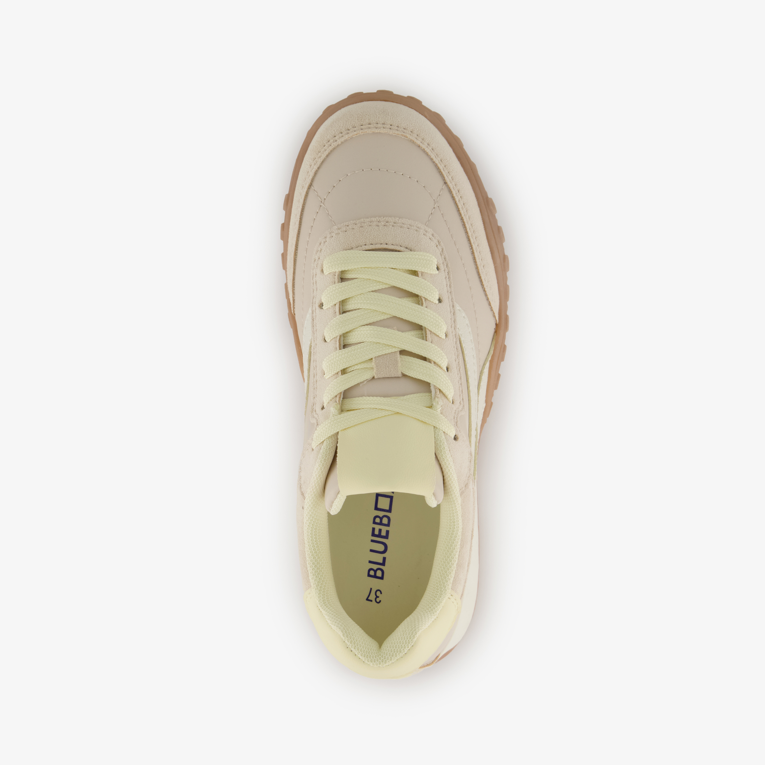 Blue Box dames sneakers beige bruin – foto 4