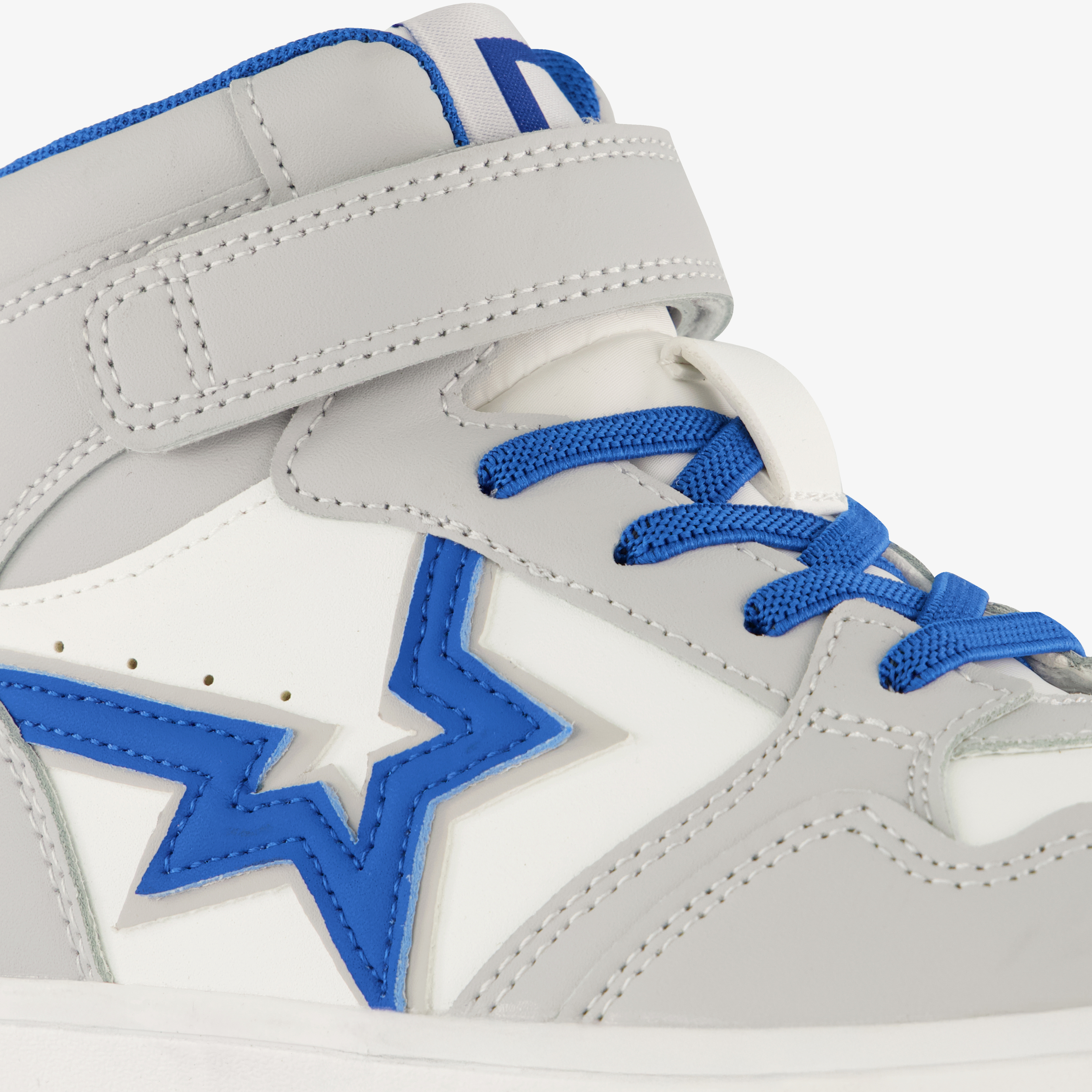 Blue box jongens hoge sneakers grijs blauw – foto 5