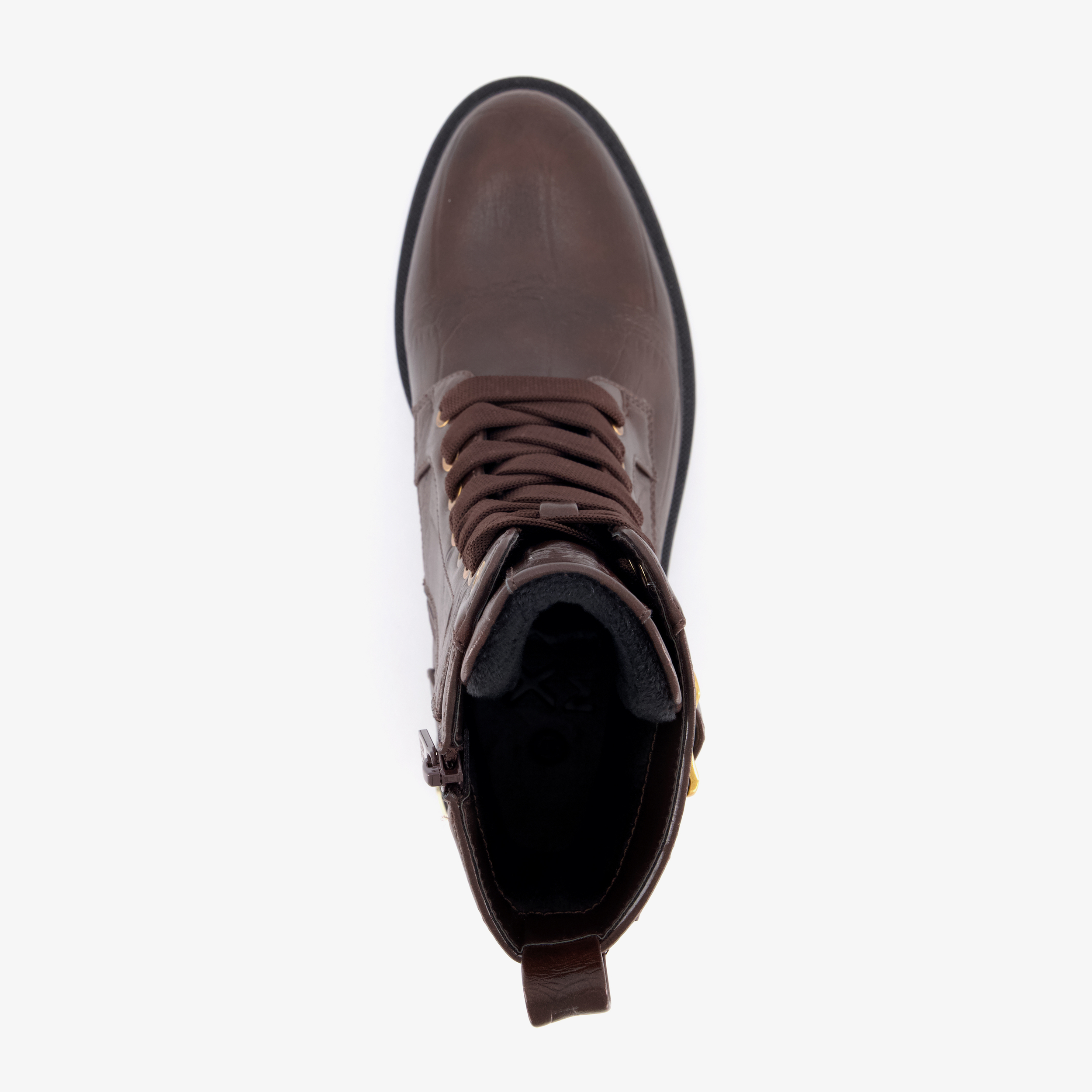 XX bij Mexx dames veterboots bruin laarzen – foto 4