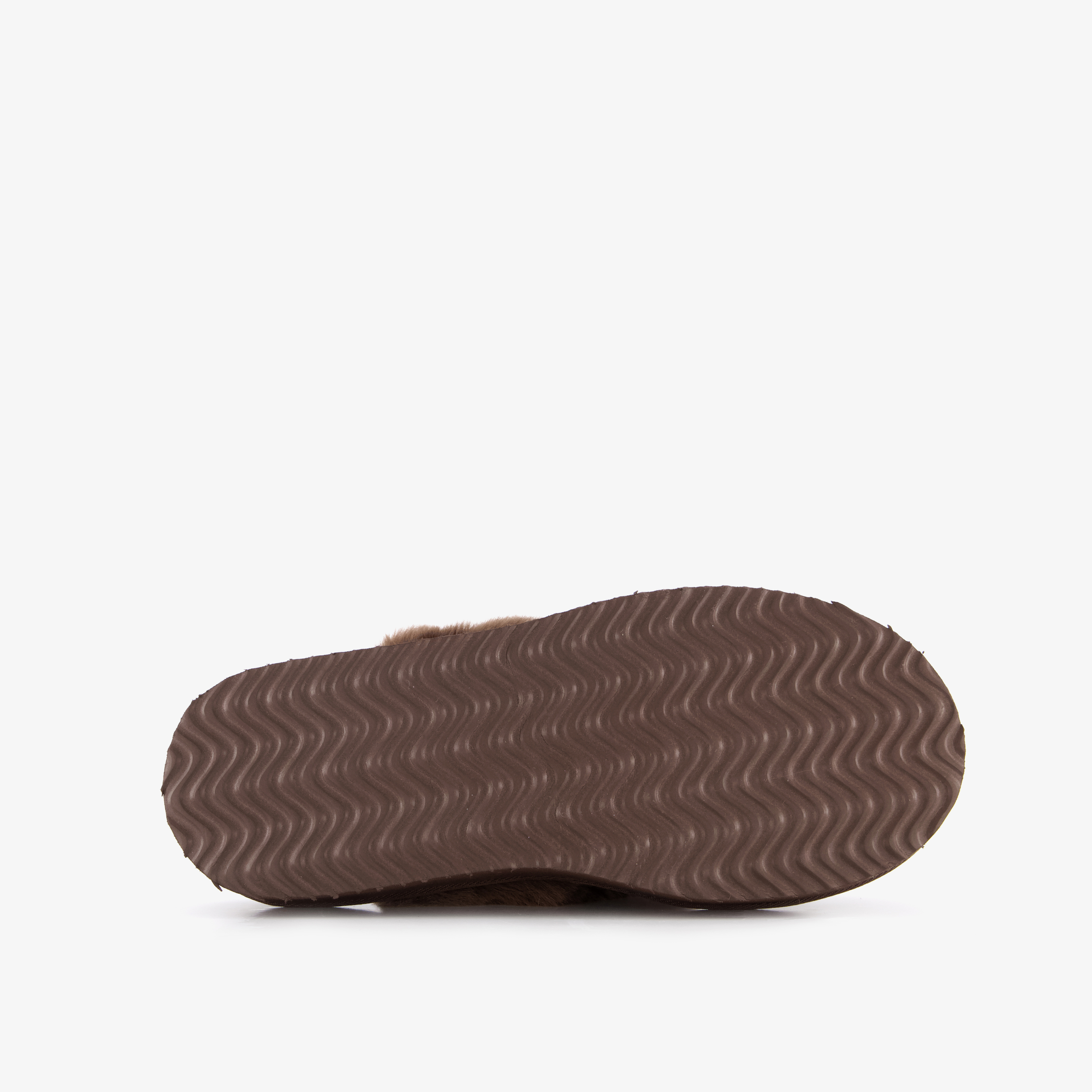 Thu!s gevoerde dames instap pantoffels choco bruin – foto 3