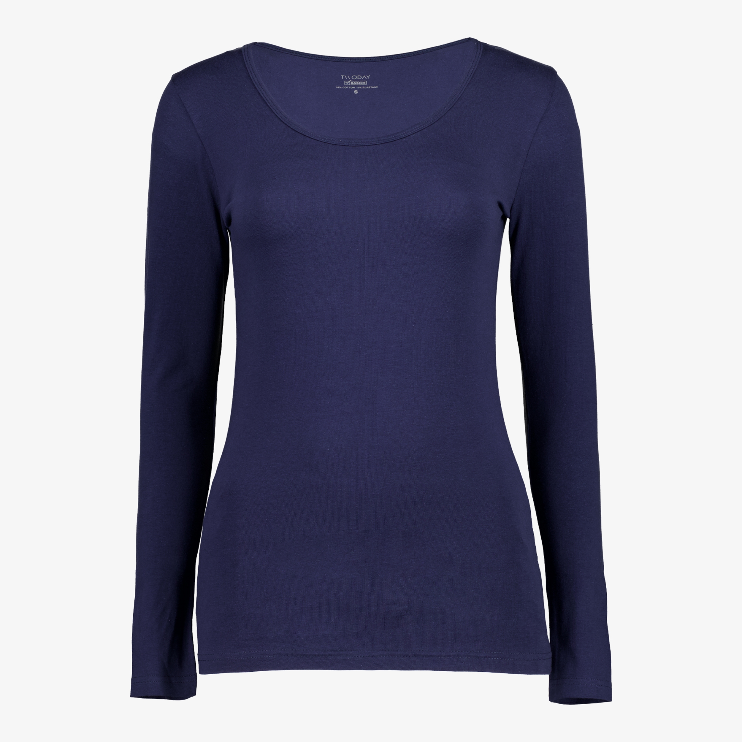TwoDay dames shirt katoen blauw