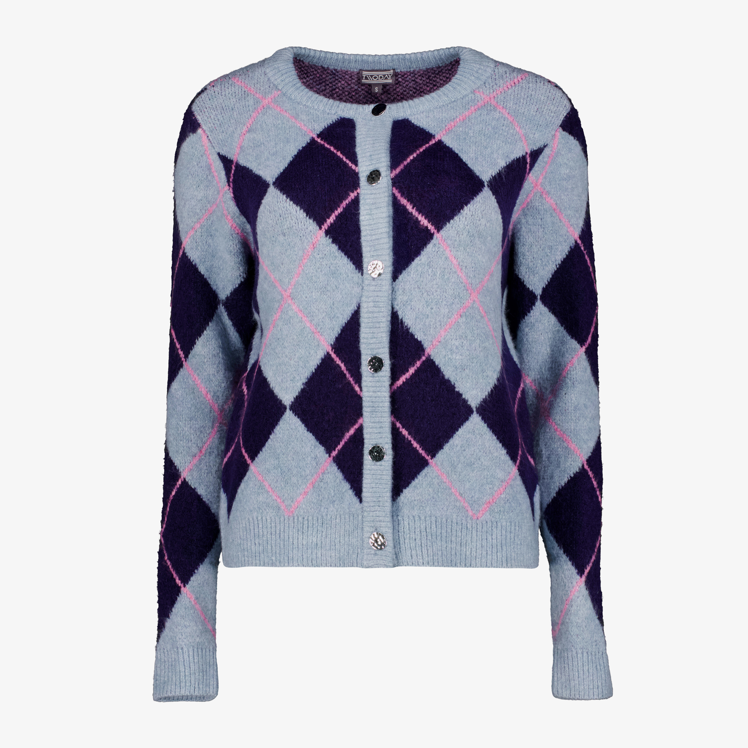 TwoDay geruit dames vest blauw truien & vesten