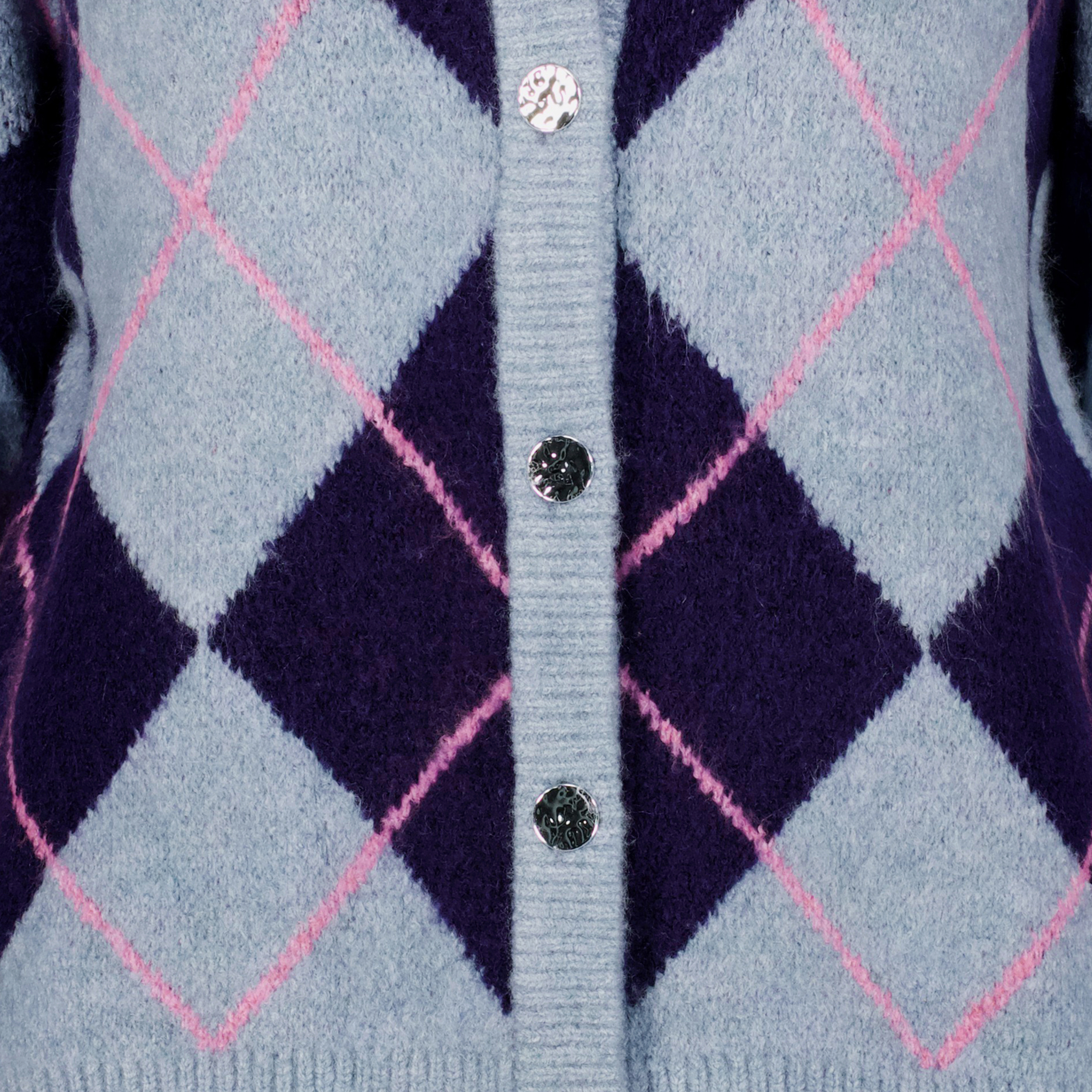 TwoDay geruit dames vest blauw truien & vesten – foto 2