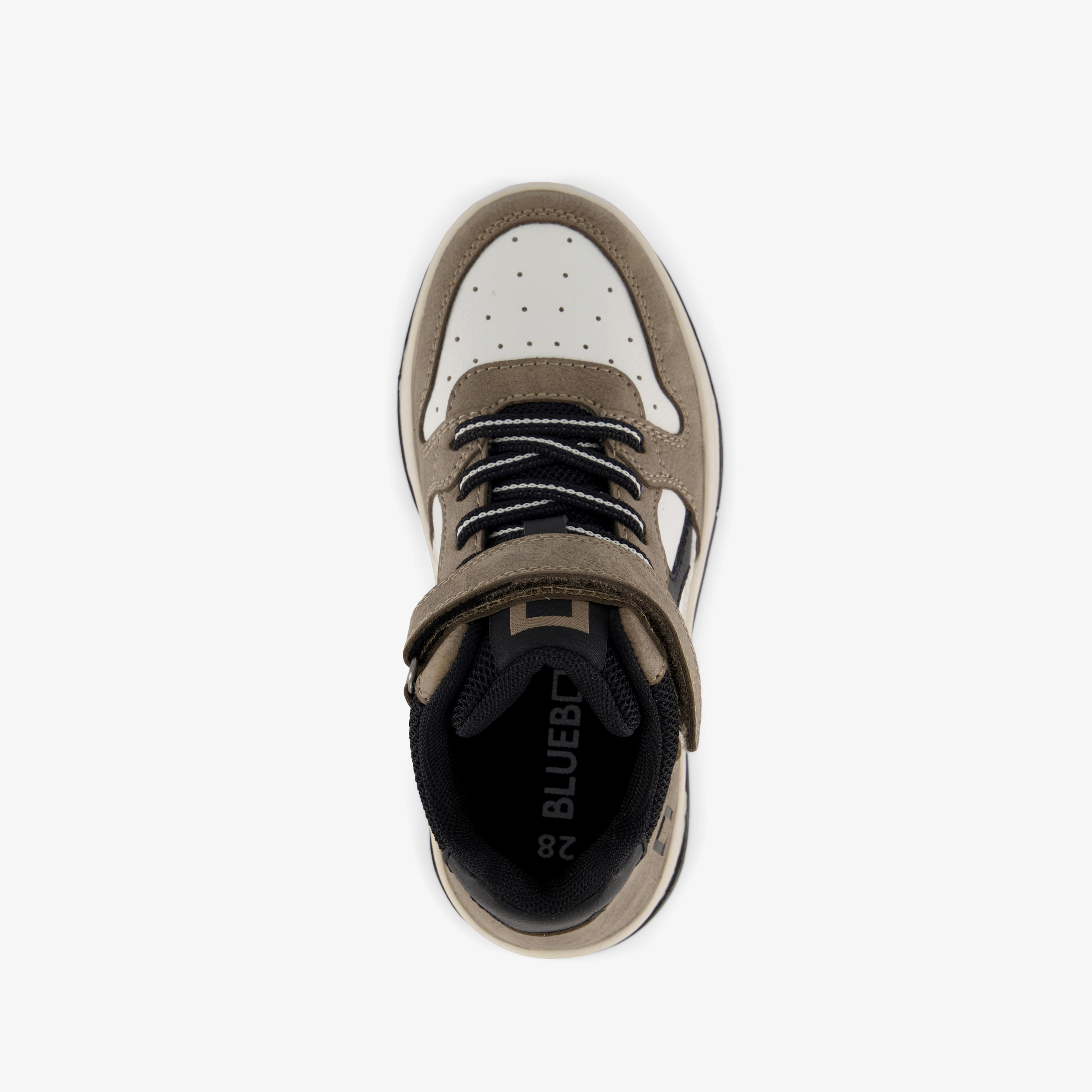 Blue Box hoge jongens sneakers bruin zwart – foto 4