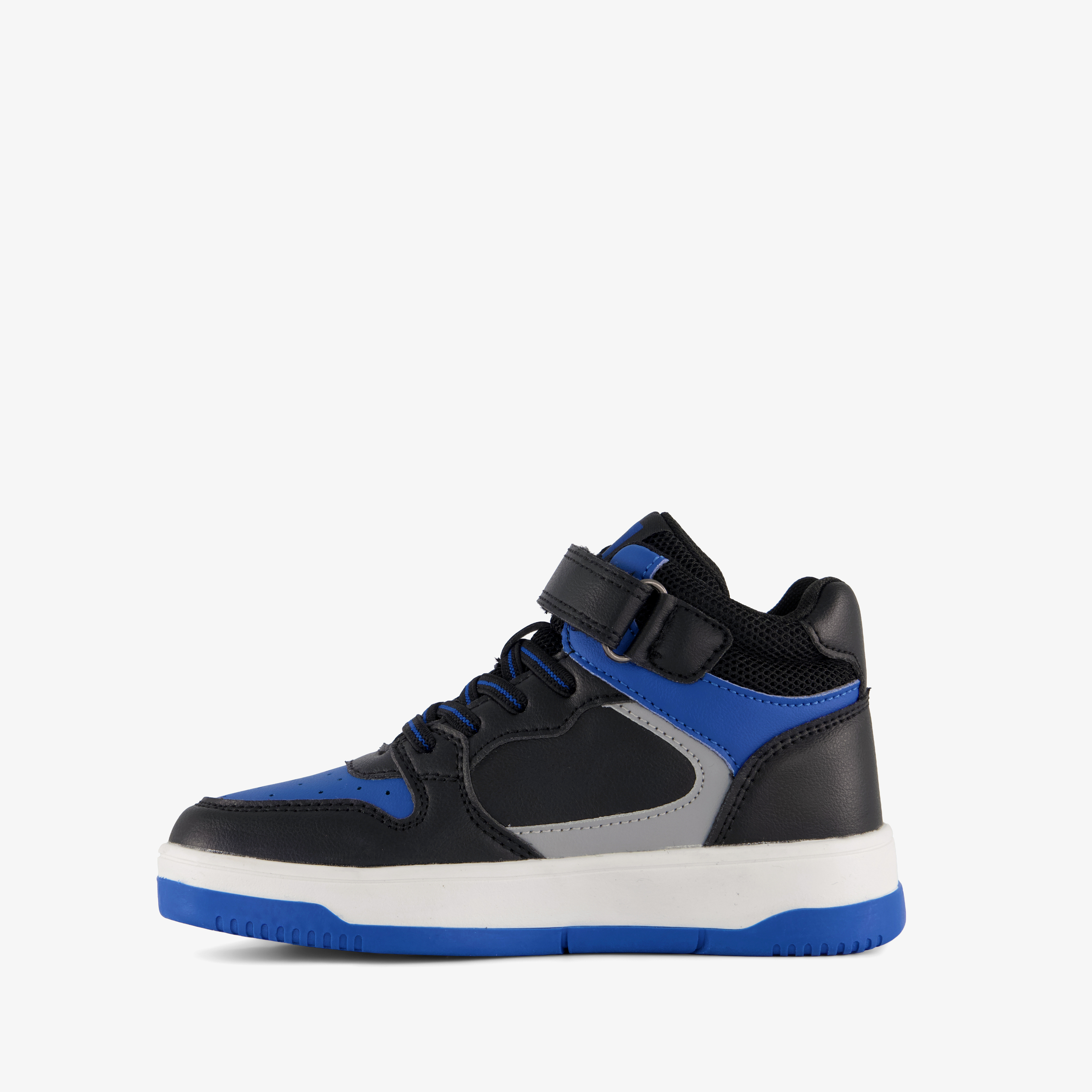 Blue Box hoge jongens sneaker blauw zwart