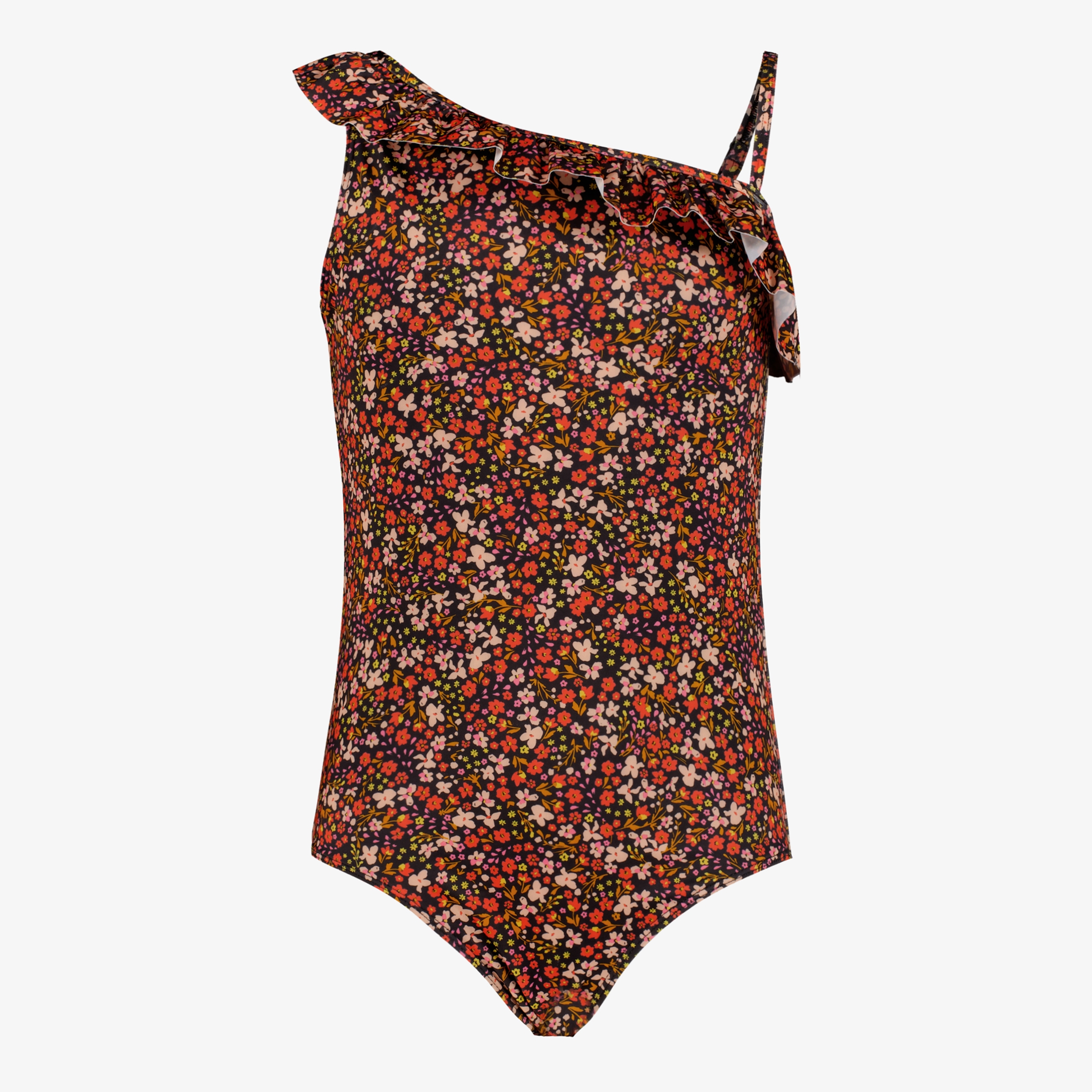 Osaga meisjes badpak met bloemenprint multicolor