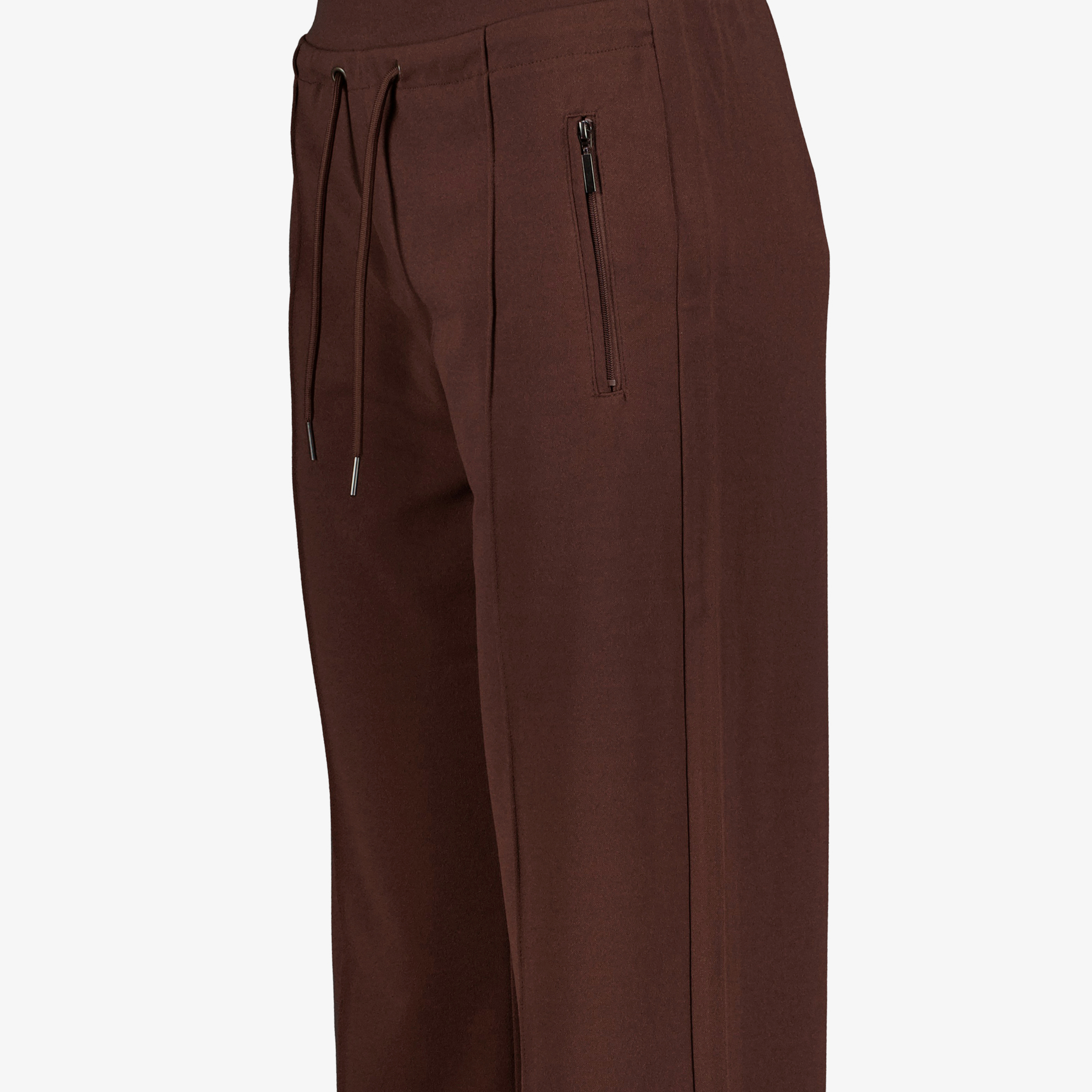 TwoDay dames wide leg broek met pintuck donkerbruin broeken & shorts – foto 2