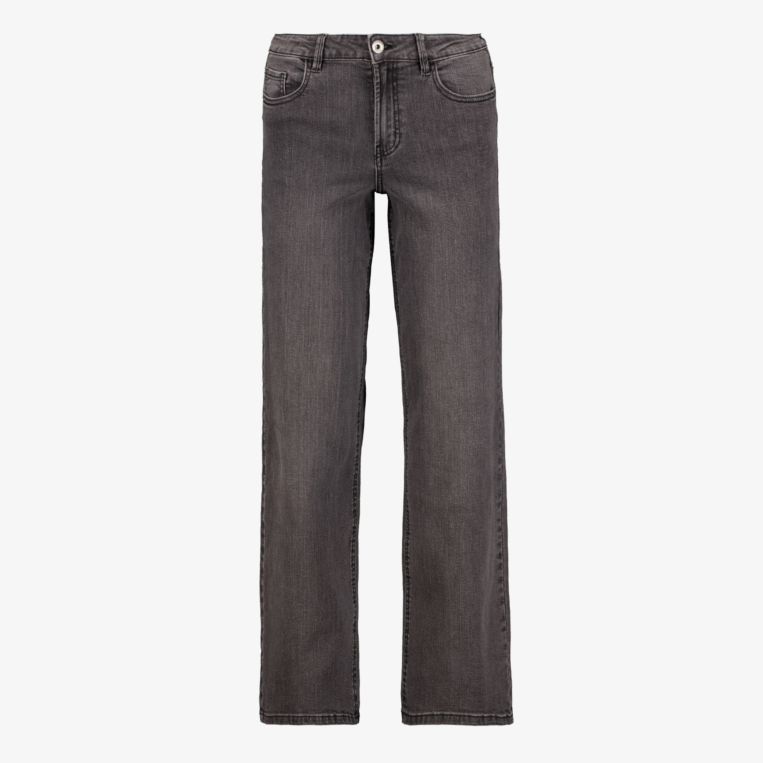 TwoDay dames wide leg jeans zwart lengte 33 broeken & shorts