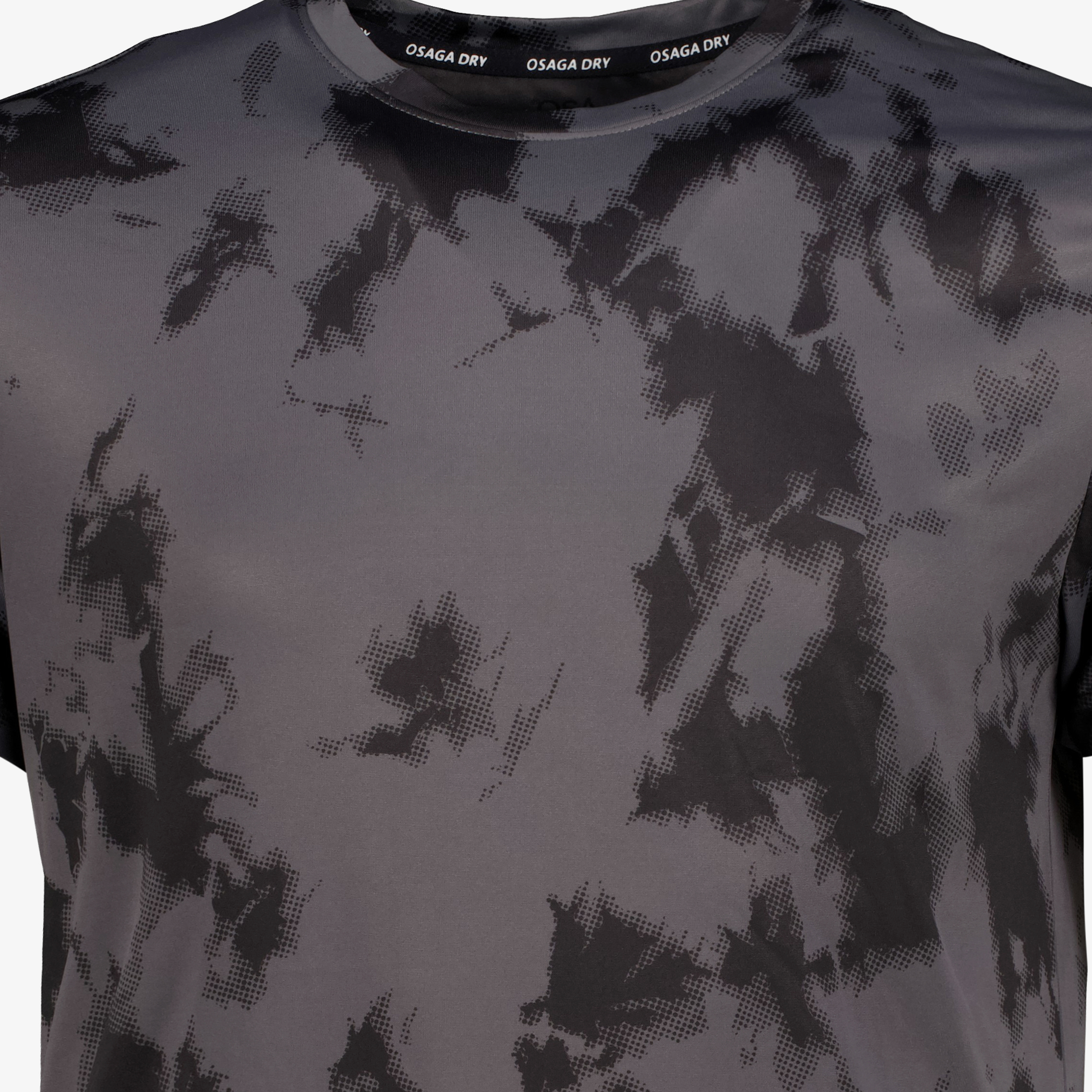 Osaga heren sport T-shirt met print grijs t-shirts & tops – foto 2
