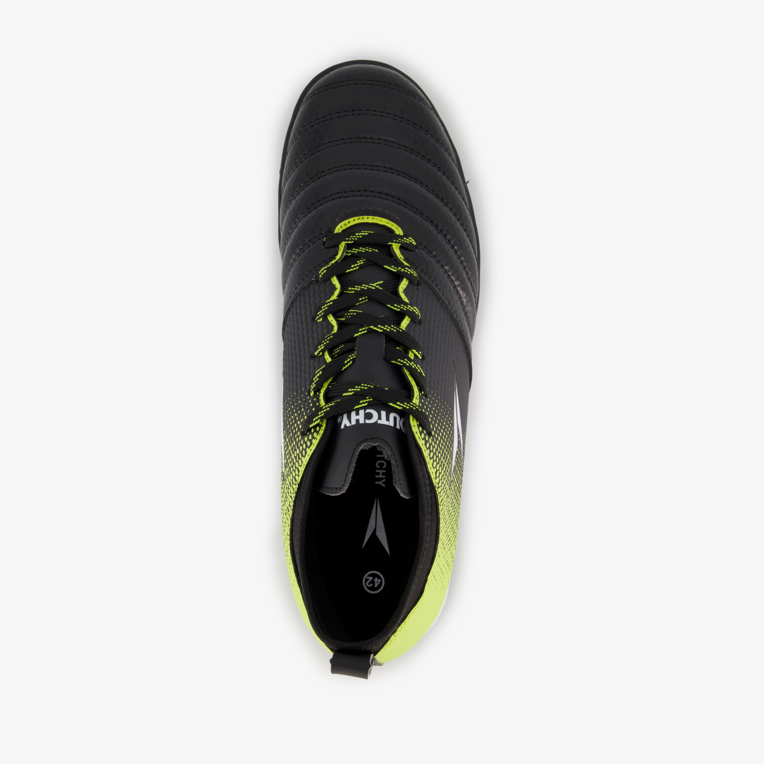 Dutchy IC heren zaalschoenen zwart groen – foto 4