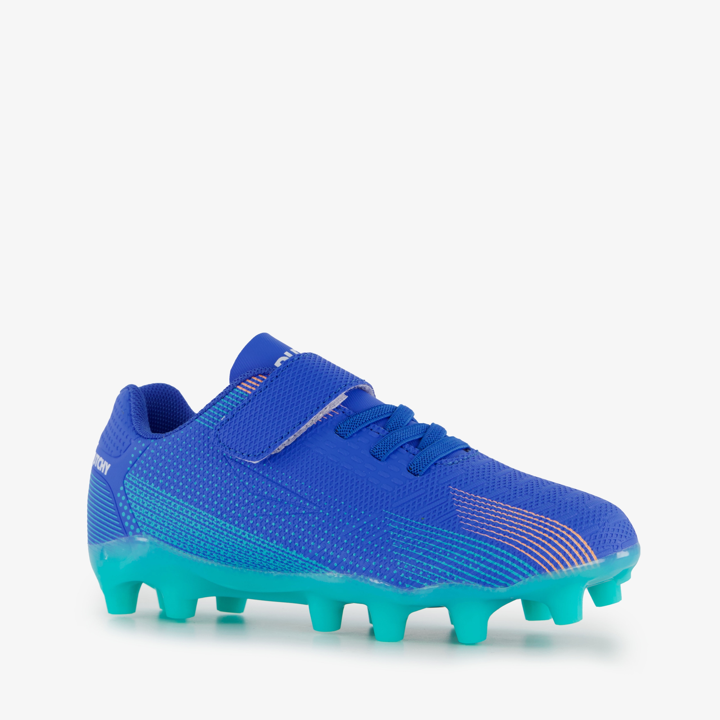 Dutchy kinder voetbalschoenen FG blauw groen
