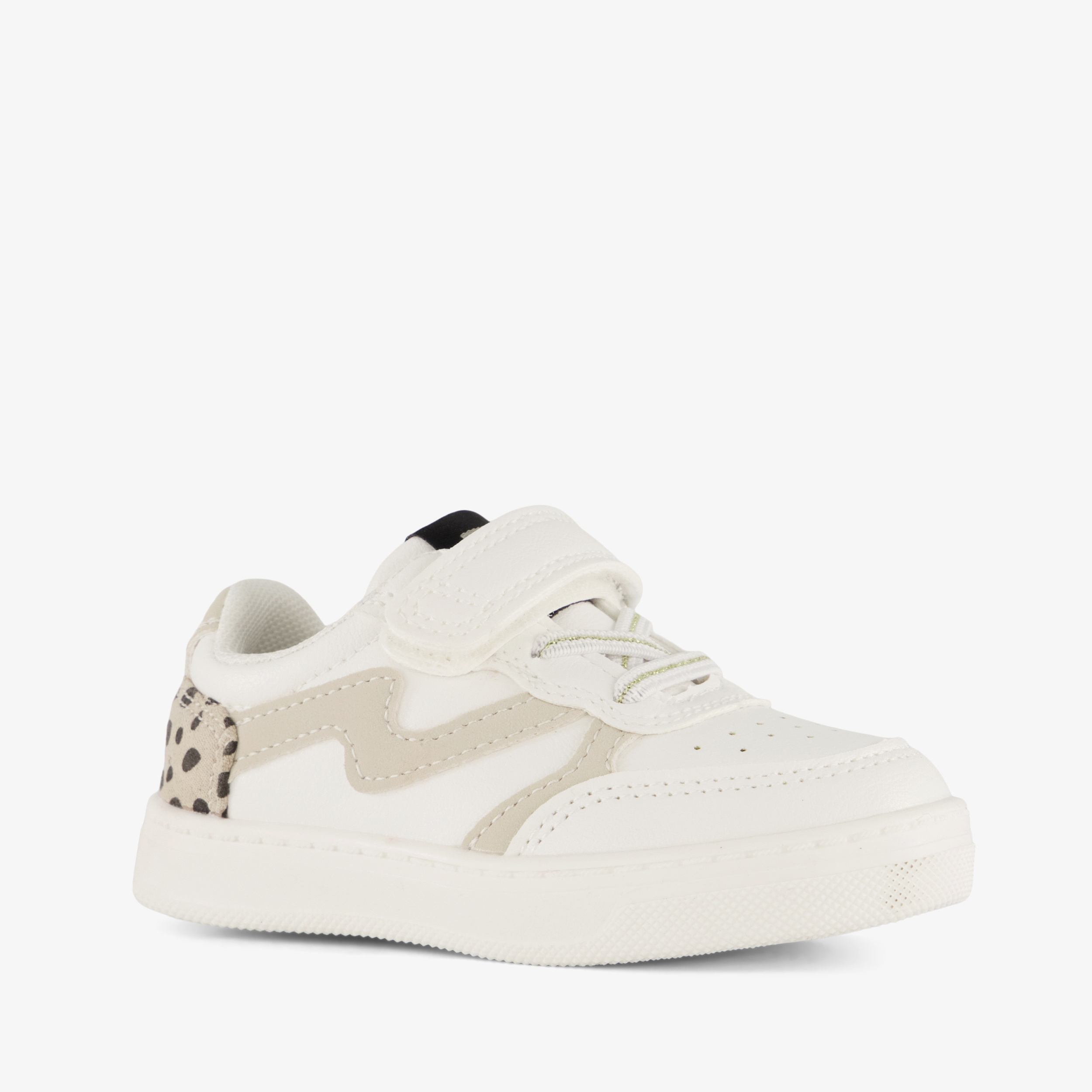 Blue Box meisjes sneakers met dierenprint wit