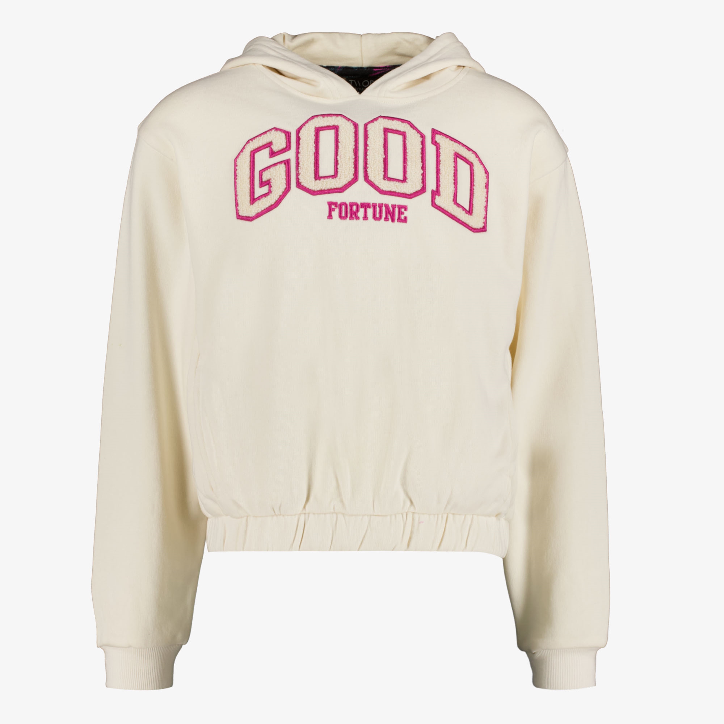TwoDay meisjes hoodie met roze tekstopdruk