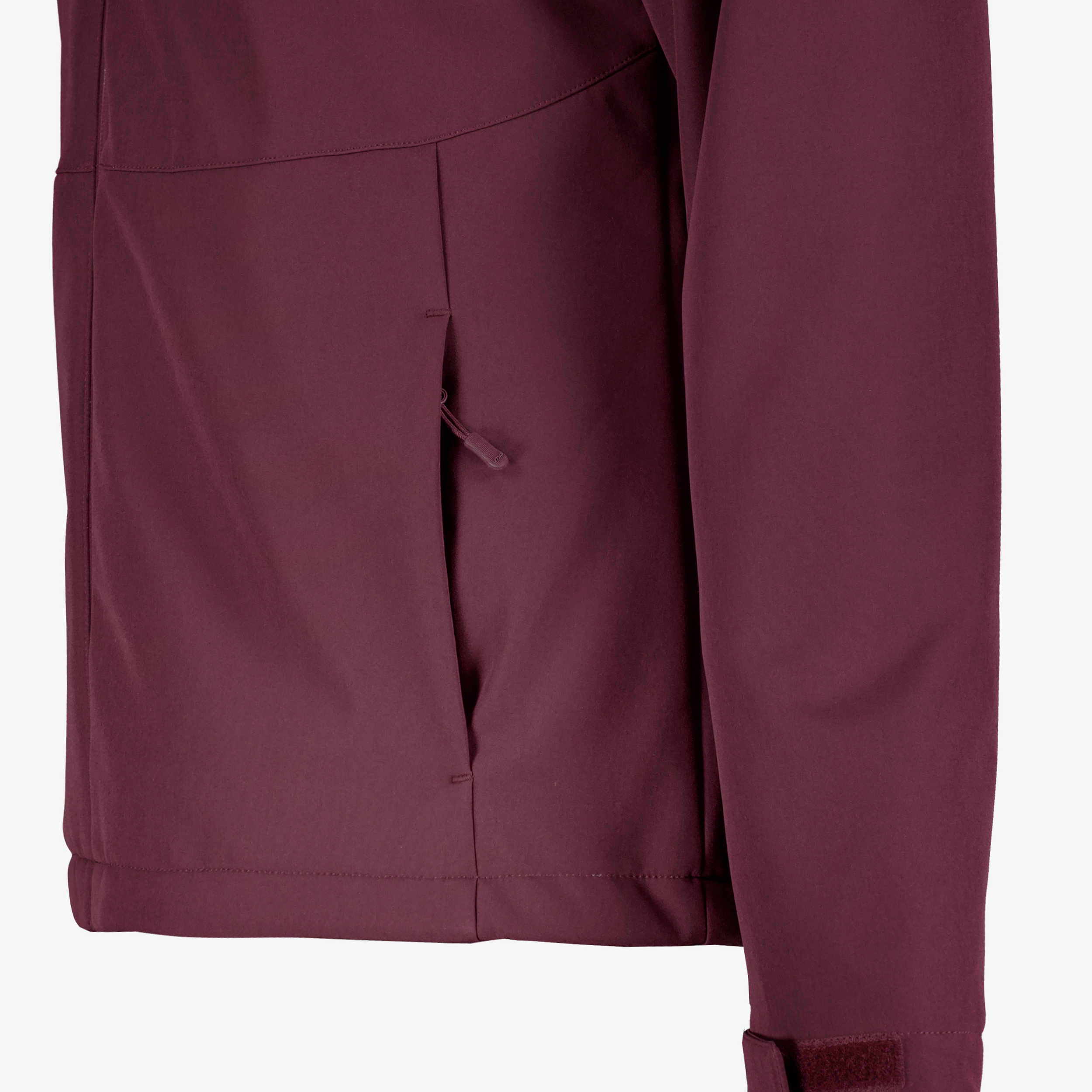 Mountain Peak gewatteerde dames softshell jas bordeaux jassen – foto 2