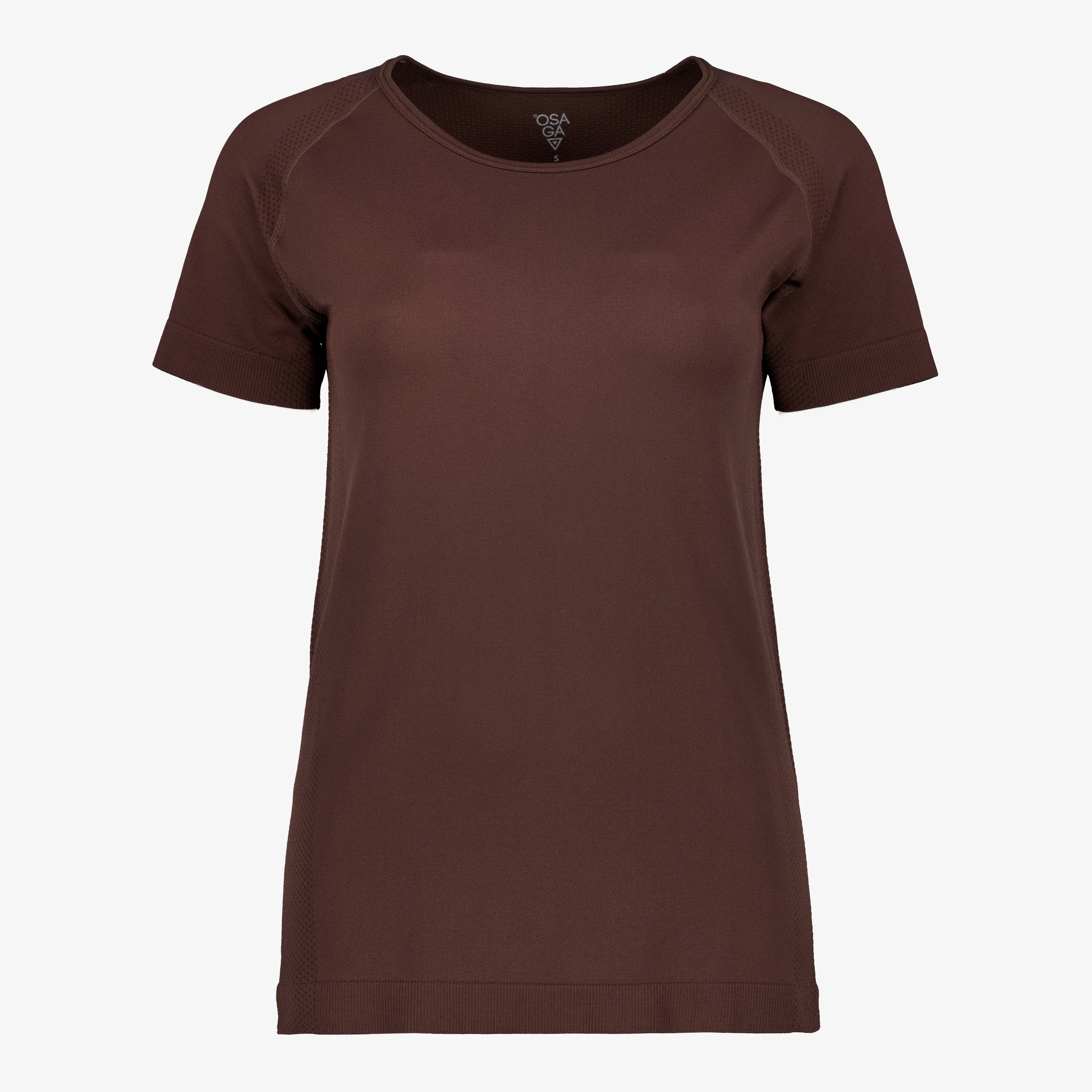 Osaga seamless dames sport T-shirt bruin t-shirts & tops