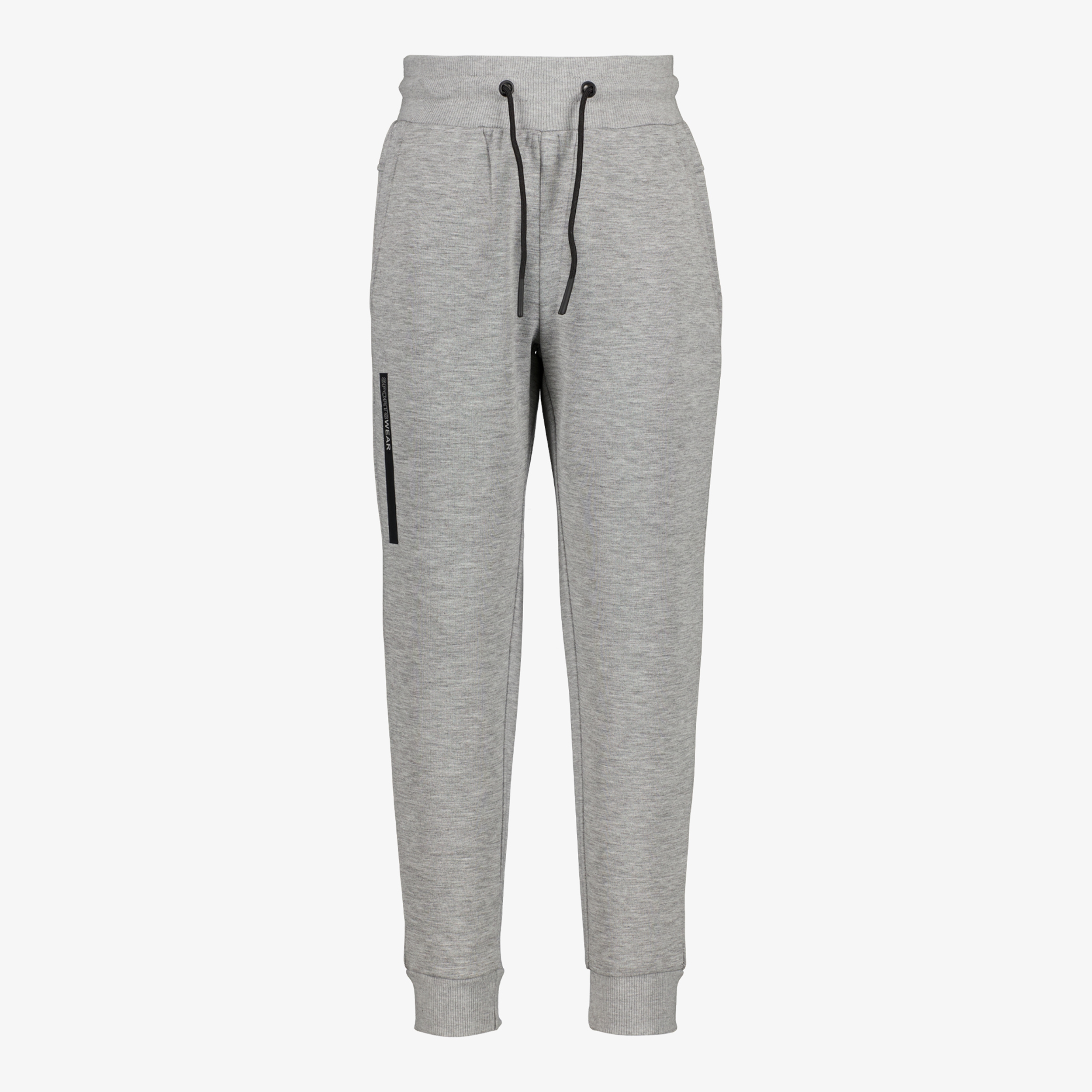 Osaga jongens joggingbroek met tekstopdruk grijs