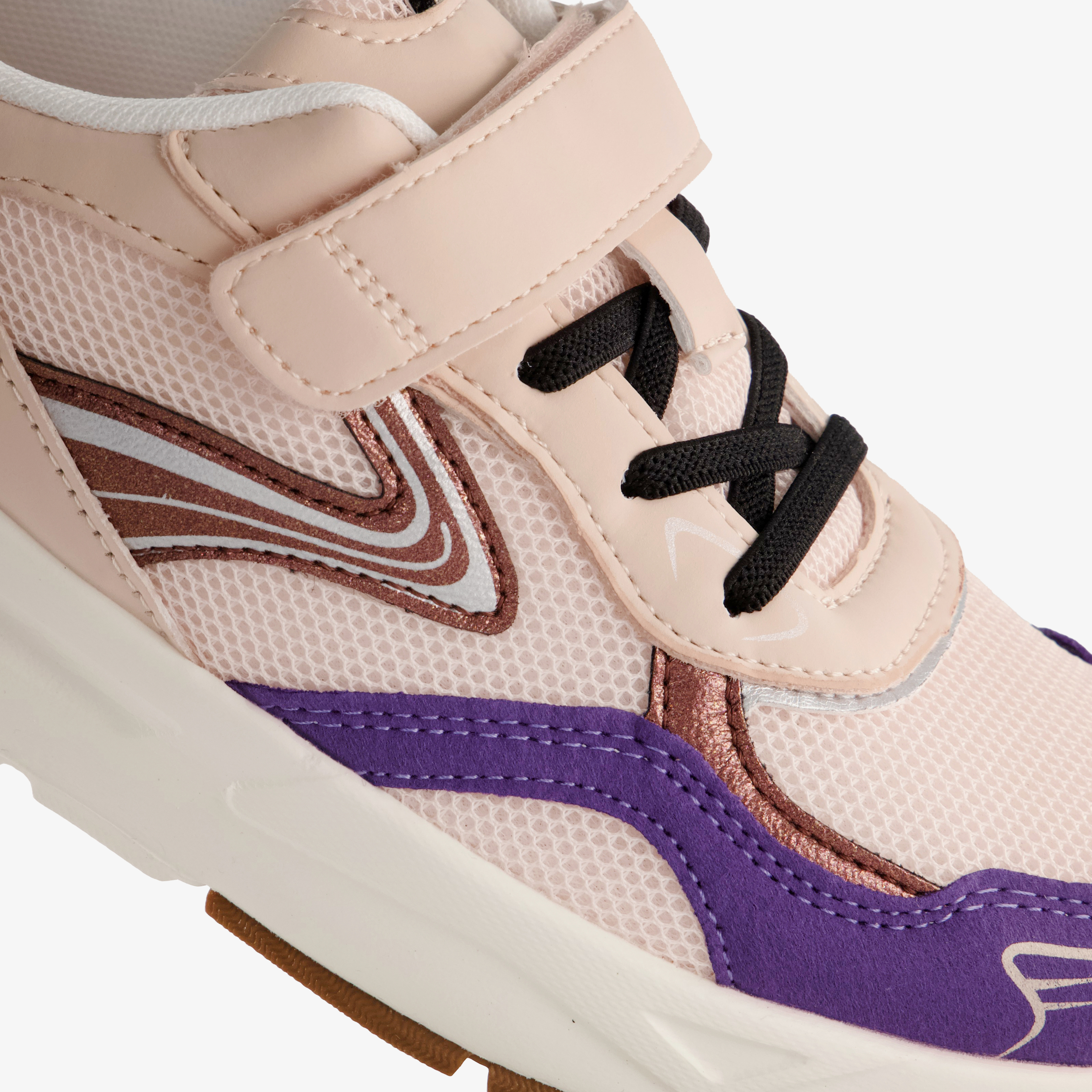 Blue Box meisjes sneakers beige paars – foto 5