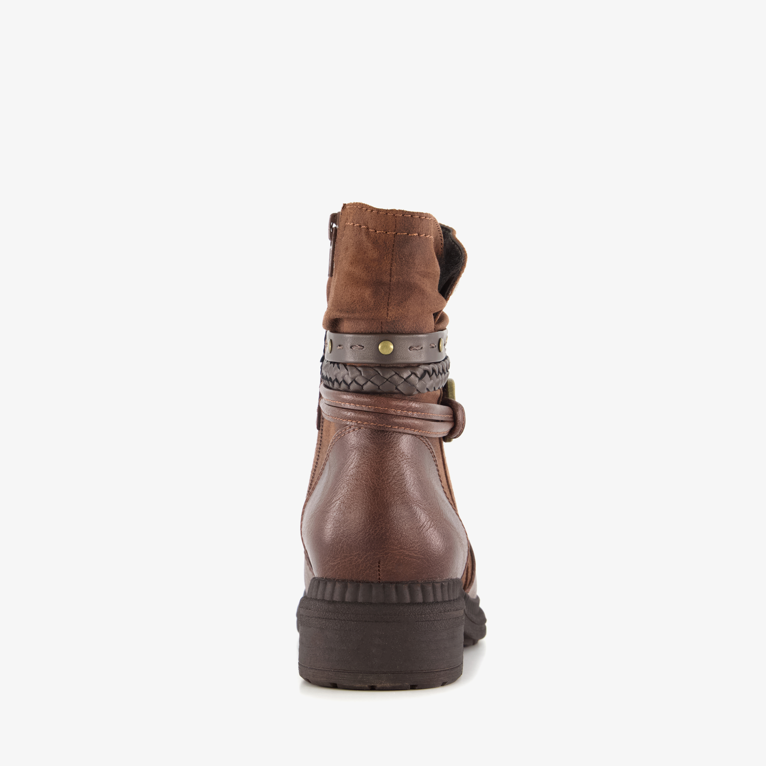 Softline dames boots bruin enkellaarzen – foto 2