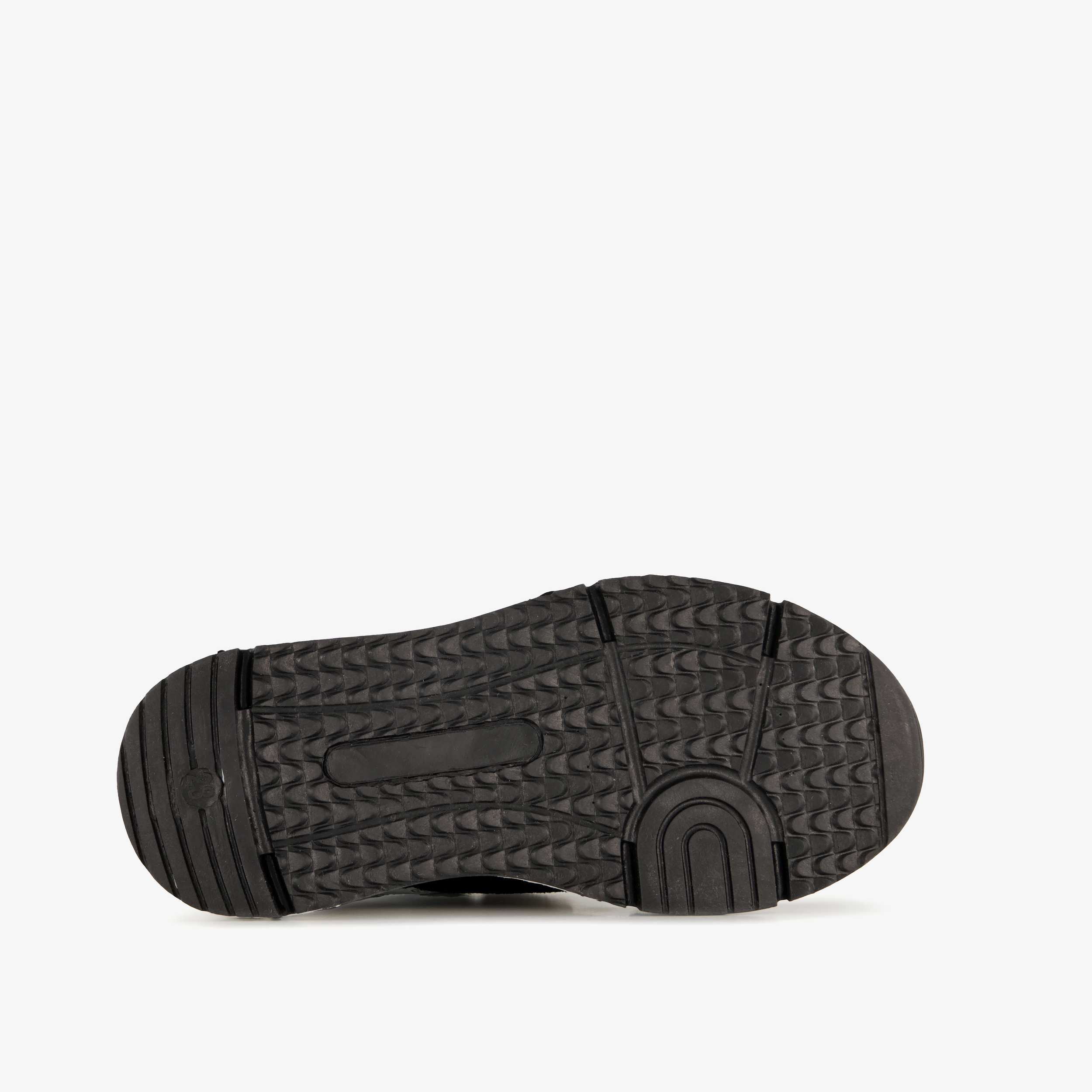 Stap suède jongens sneakers beige zwart – foto 3