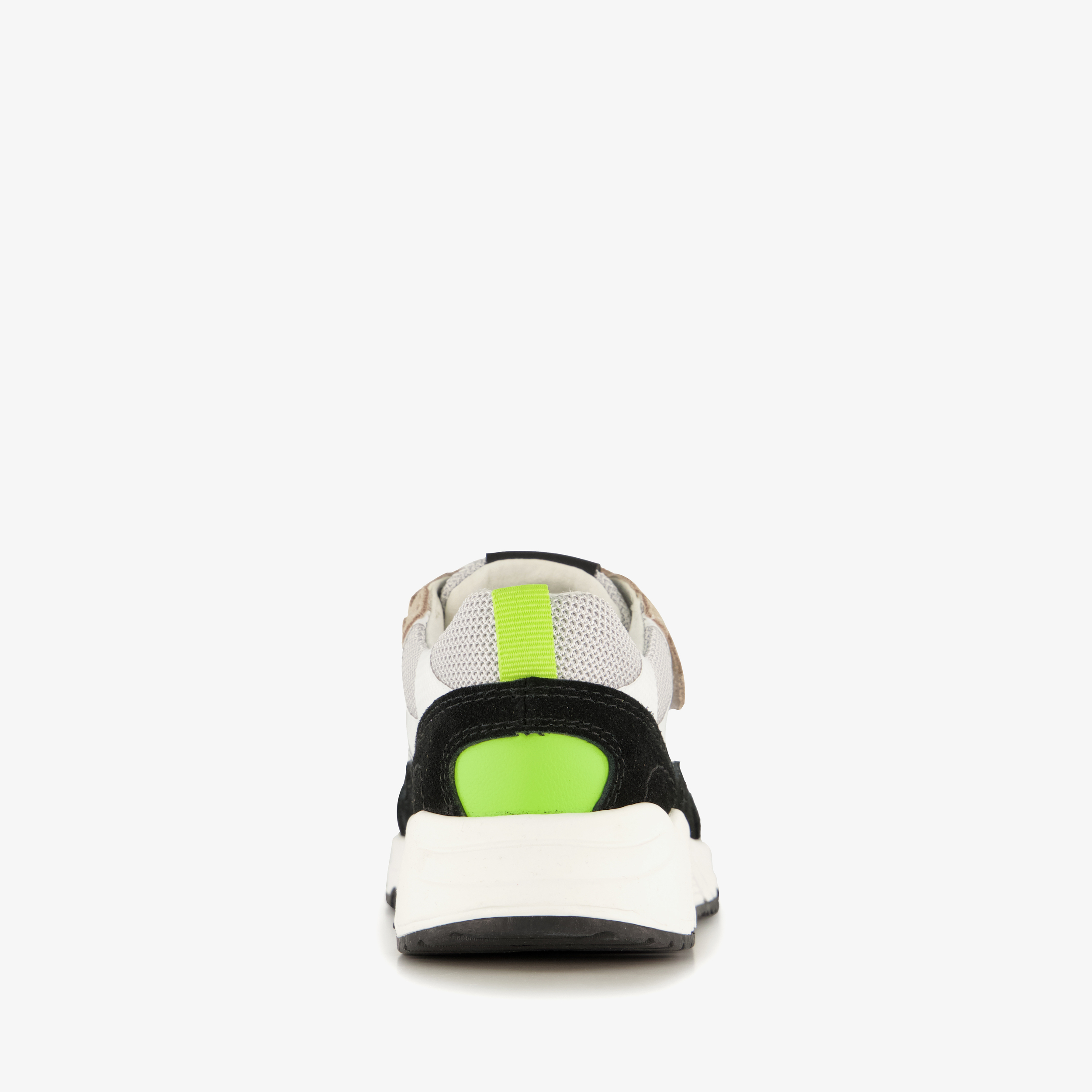 Stap suède jongens sneakers beige zwart – foto 2