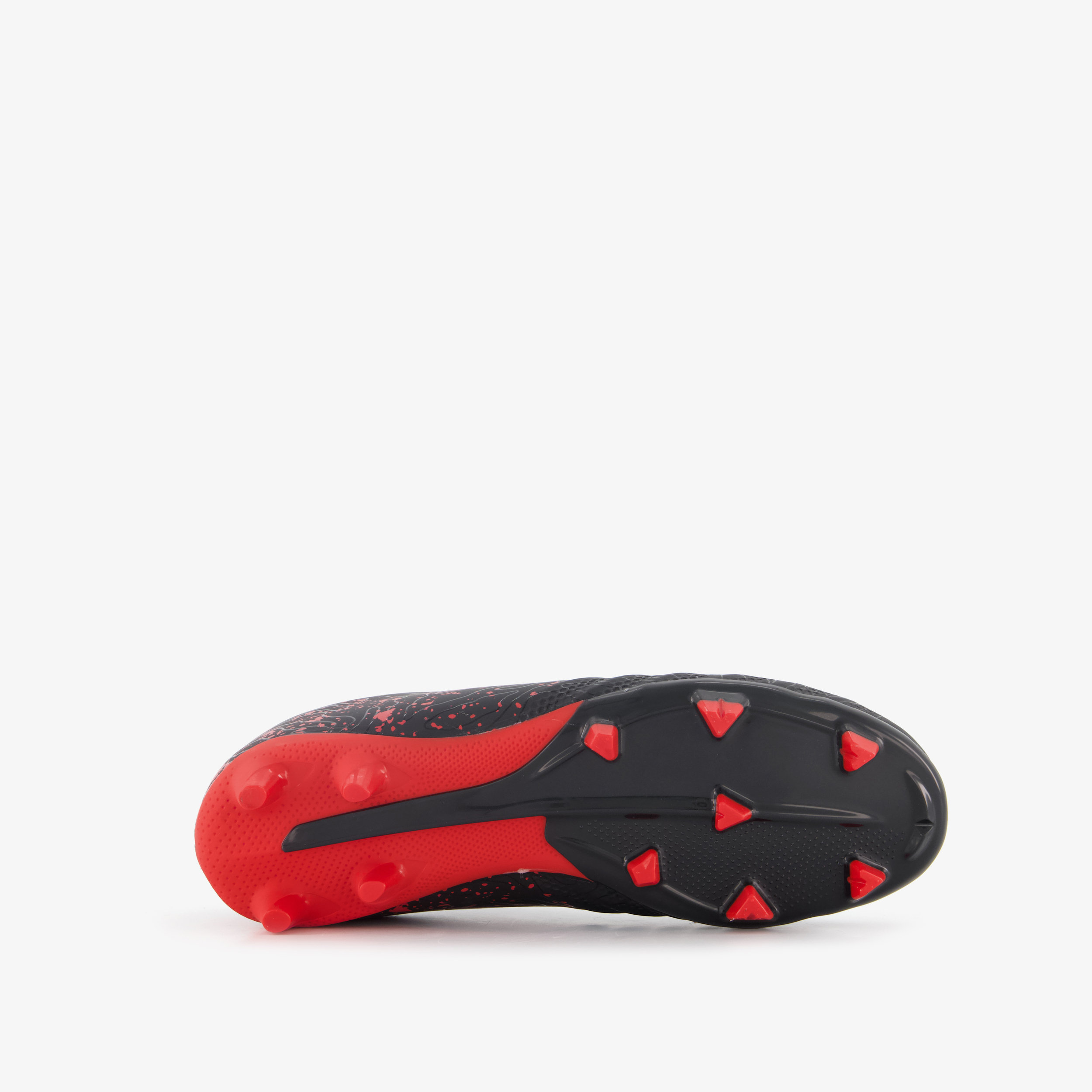 Dutchy Glide FG kinder voetbalschoenen zwart rood meisjes veldschoenen – foto 3